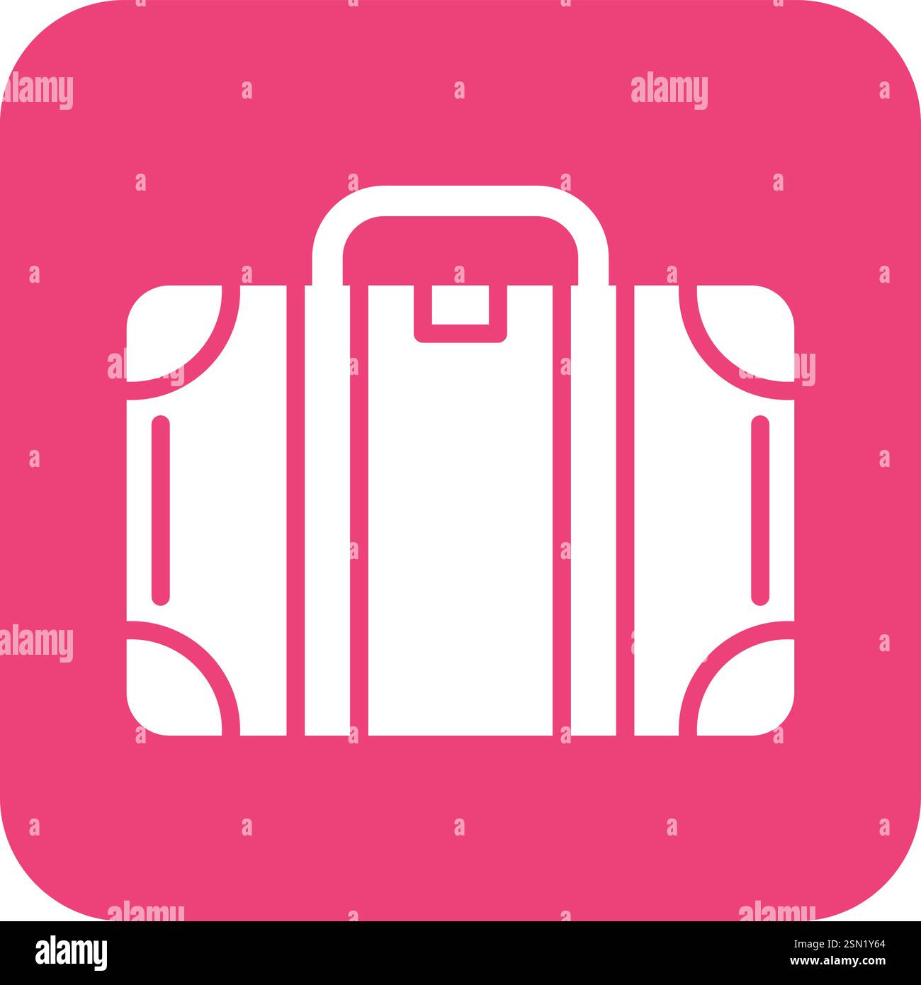 Suitcase Vector Icon Design Illustration Stock Vector