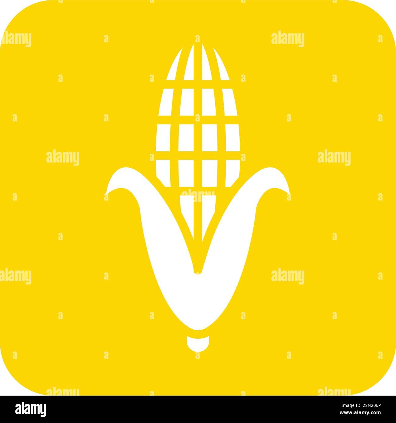 Corn Vector Icon Design Illustration Stock Vector