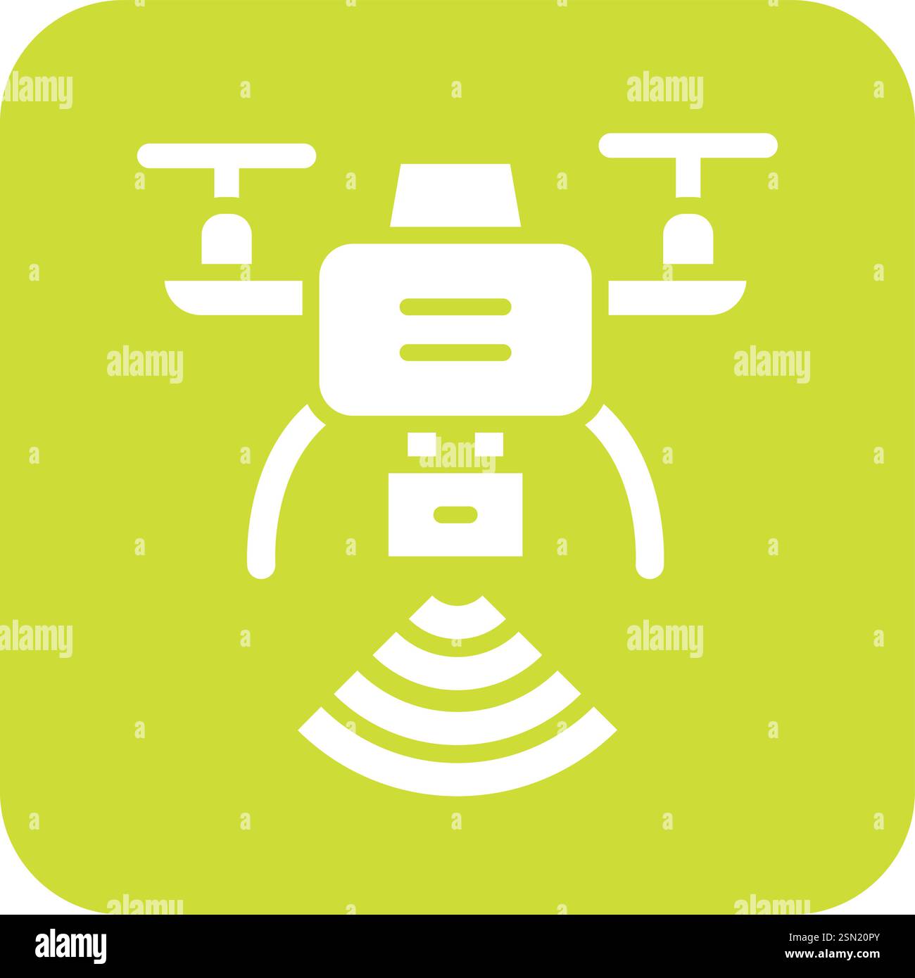 Drone Vector Icon Design Illustration Stock Vector