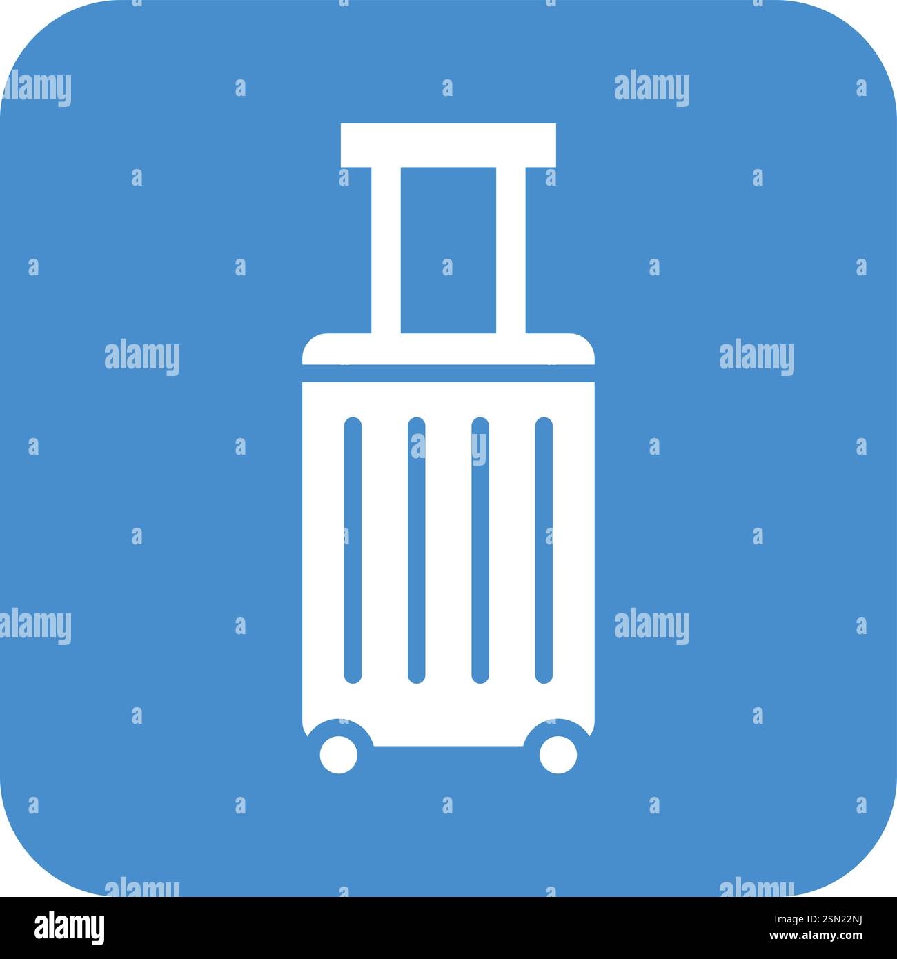 Luggage Vector Icon Design Illustration Stock Vector