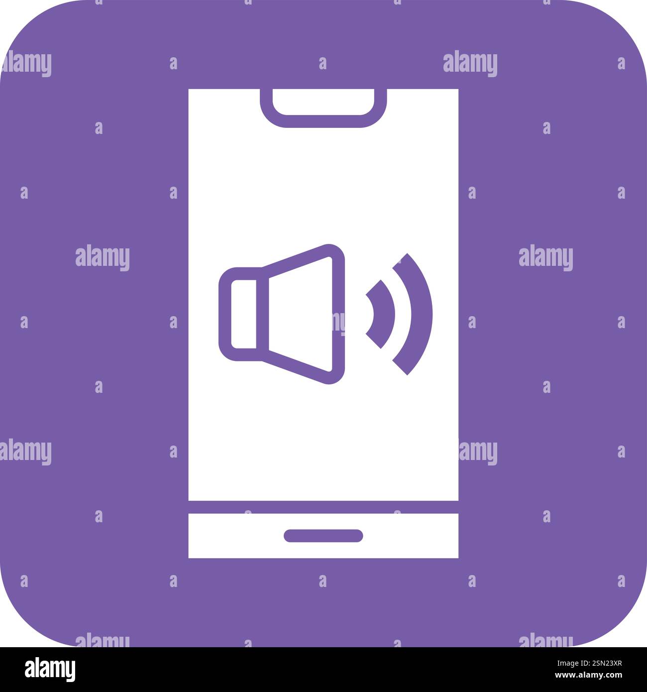 Speaker Vector Icon Design Illustration Stock Vector