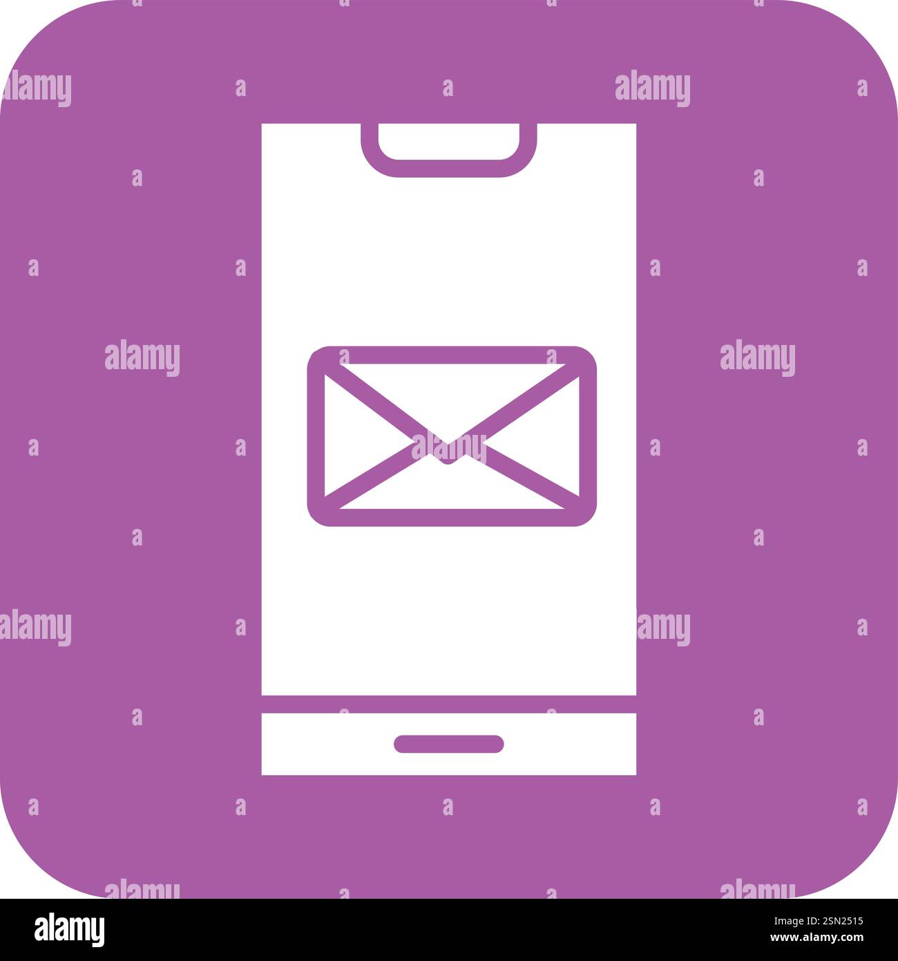 Mail Vector Icon Design Illustration Stock Vector