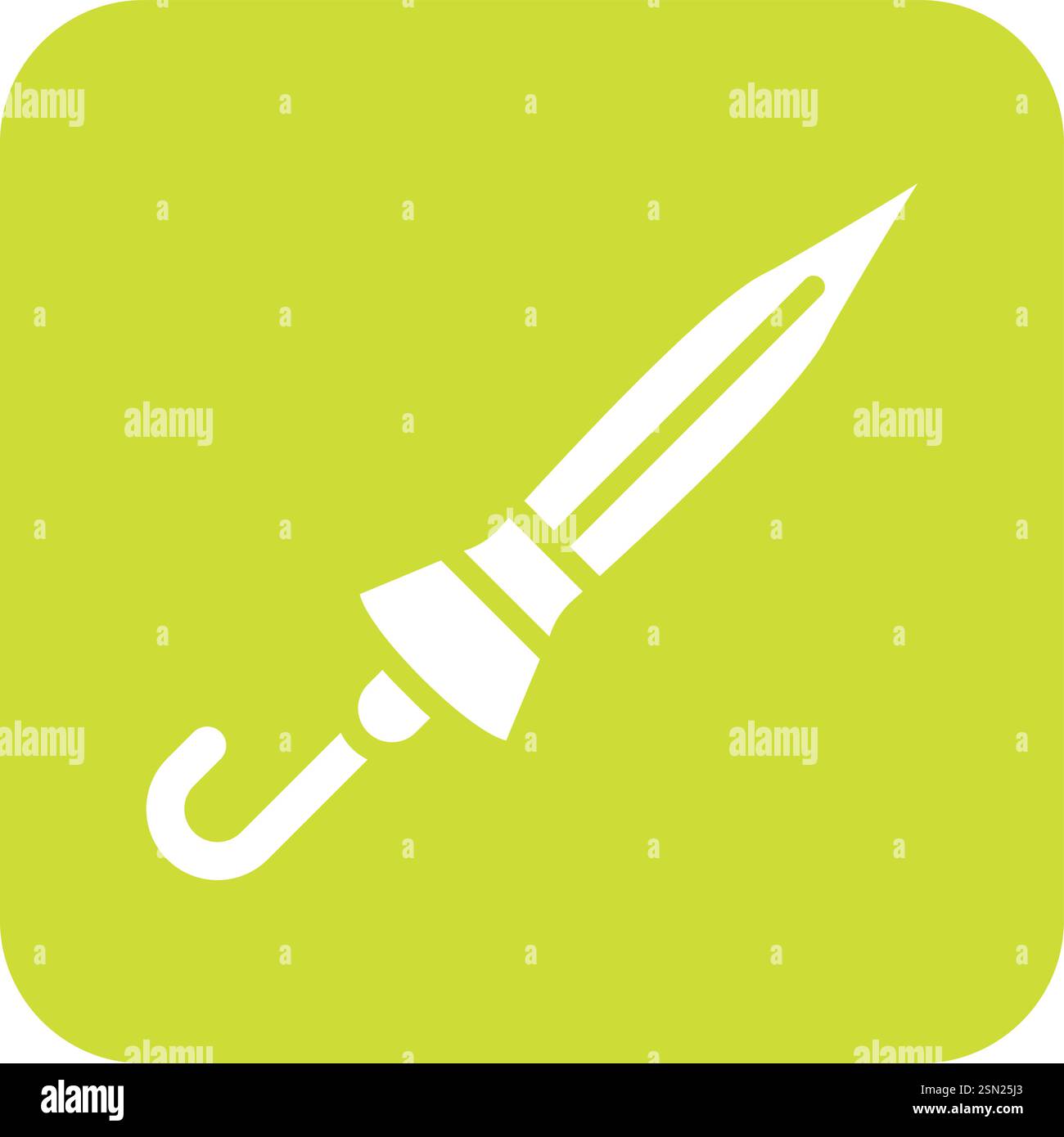 Closed umbrella Vector Icon Design Illustration Stock Vector