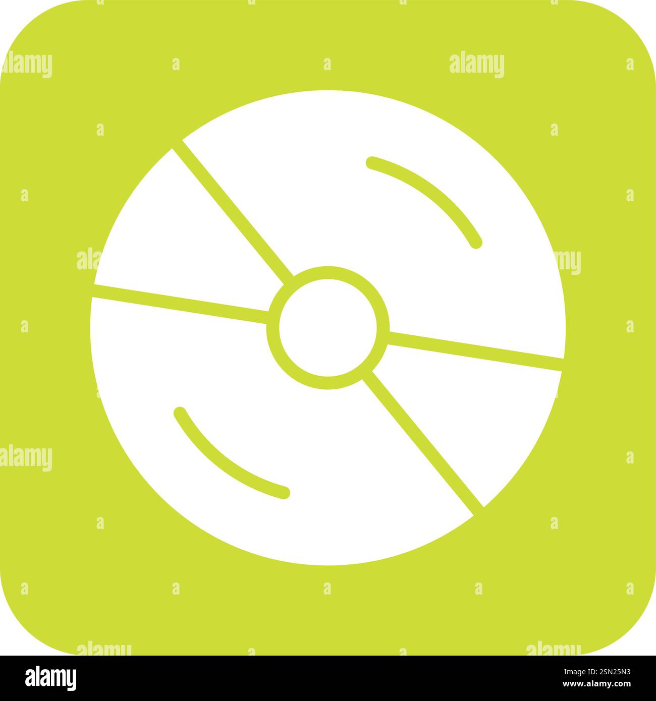Cd Vector Icon Design Illustration Stock Vector