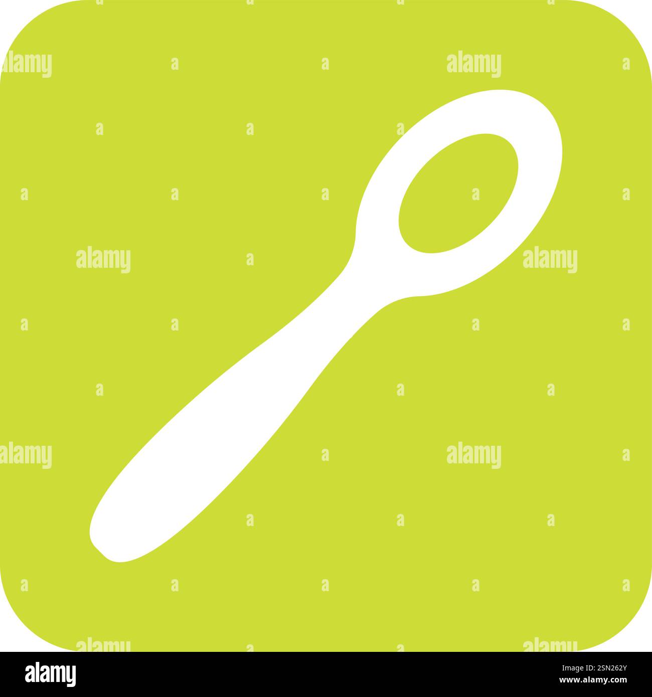 Spoon Vector Icon Design Illustration Stock Vector