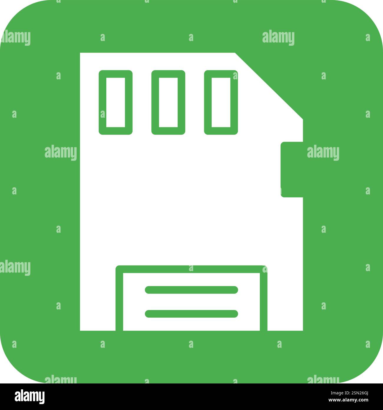 Micro Sd Vector Icon Design Illustration Stock Vector