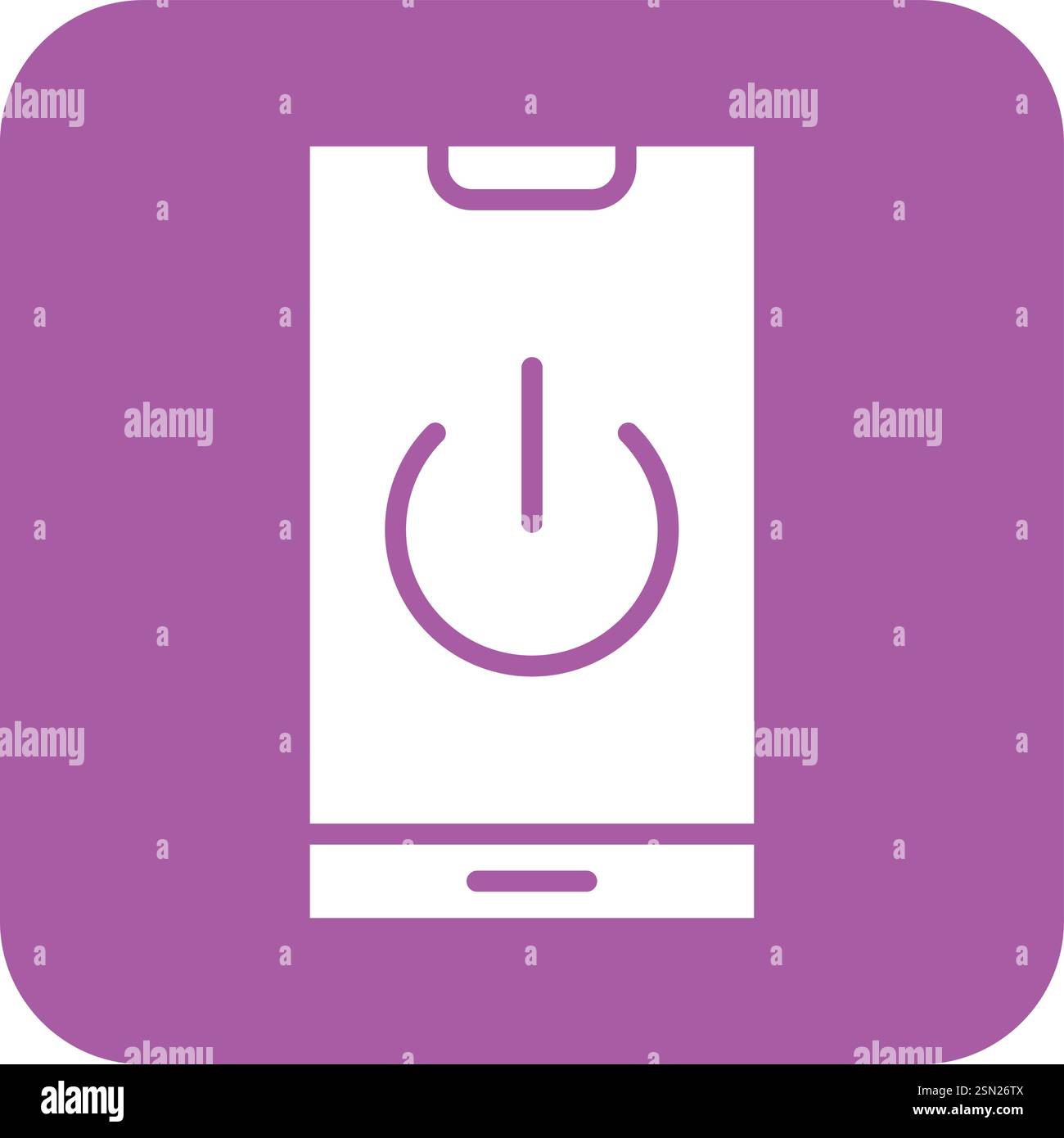 Power Vector Icon Design Illustration Stock Vector