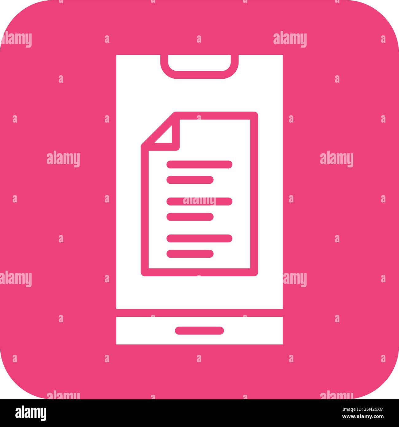 Note Vector Icon Design Illustration Stock Vector