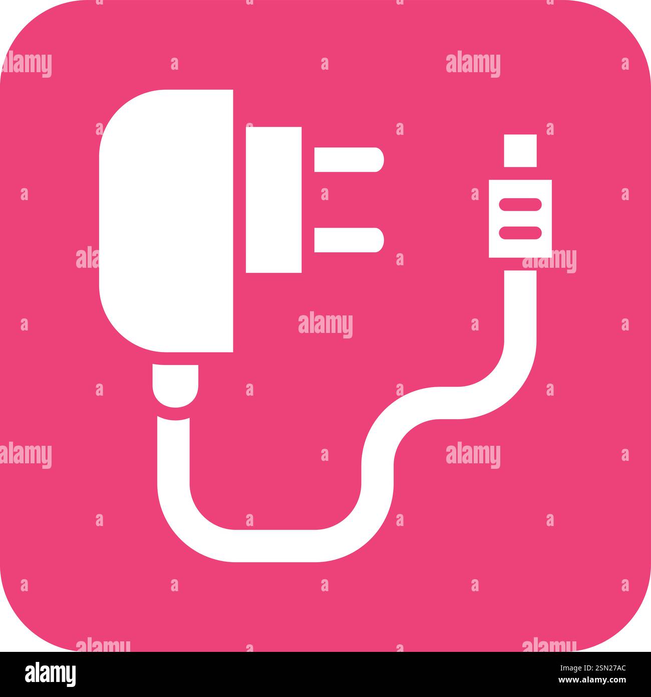 Device Plug Vector Icon Design Illustration Stock Vector