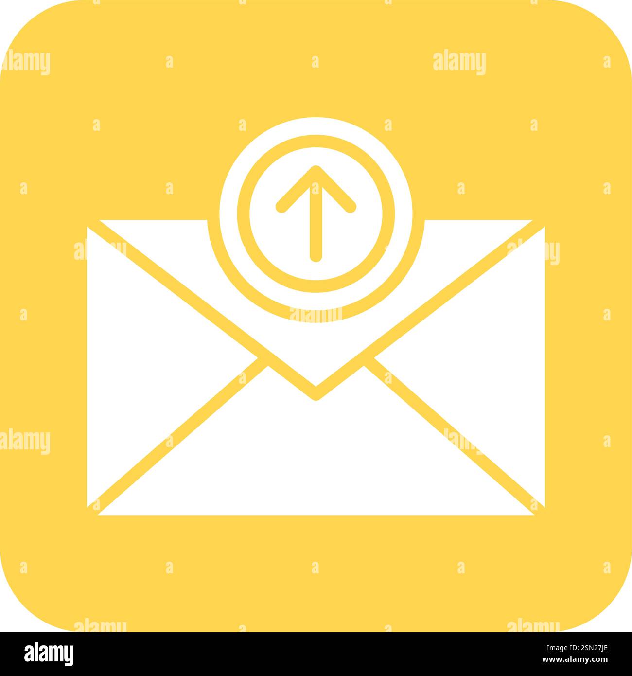 Send mail Vector Icon Design Illustration Stock Vector