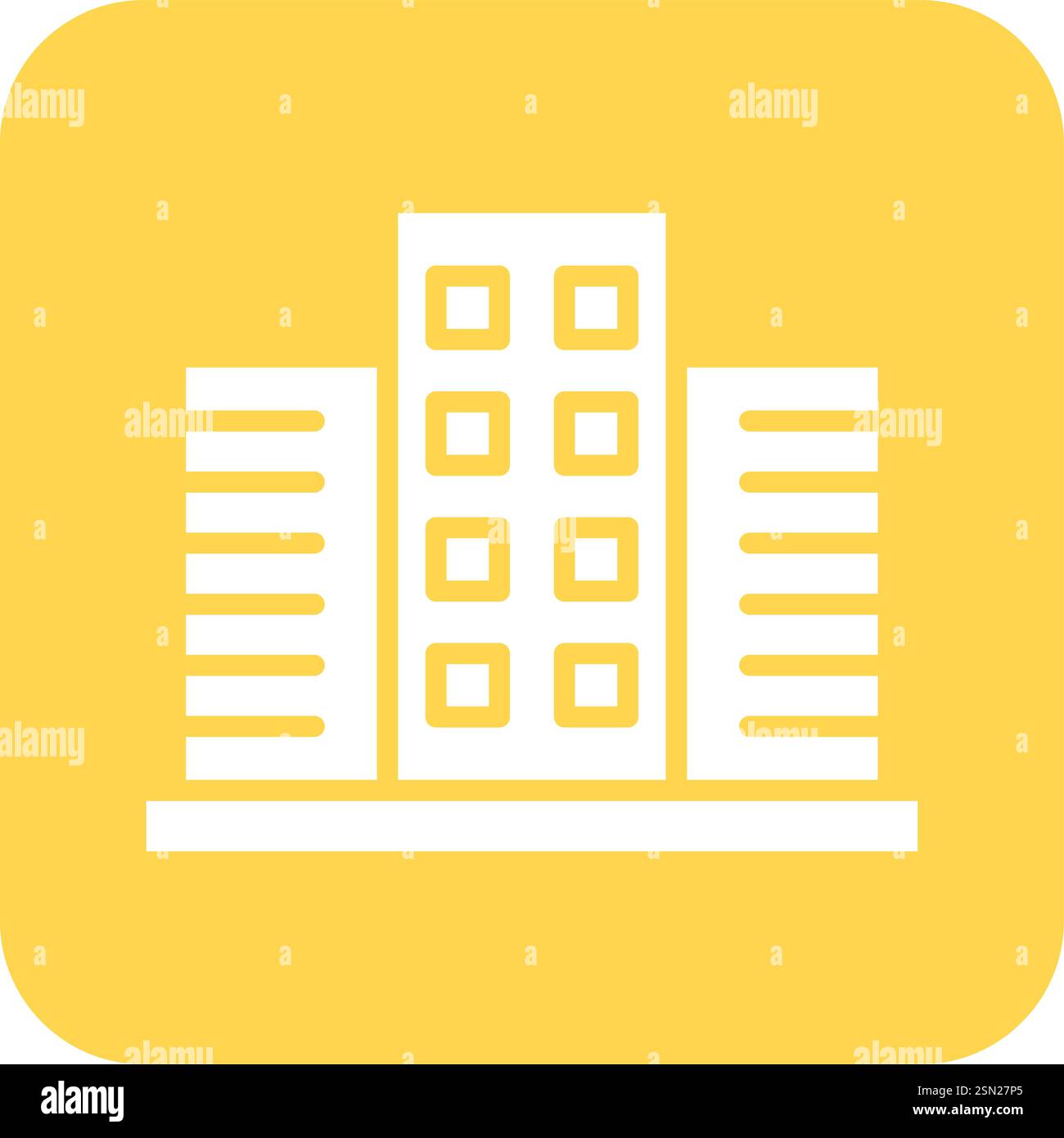 Building Vector Icon Design Illustration Stock Vector