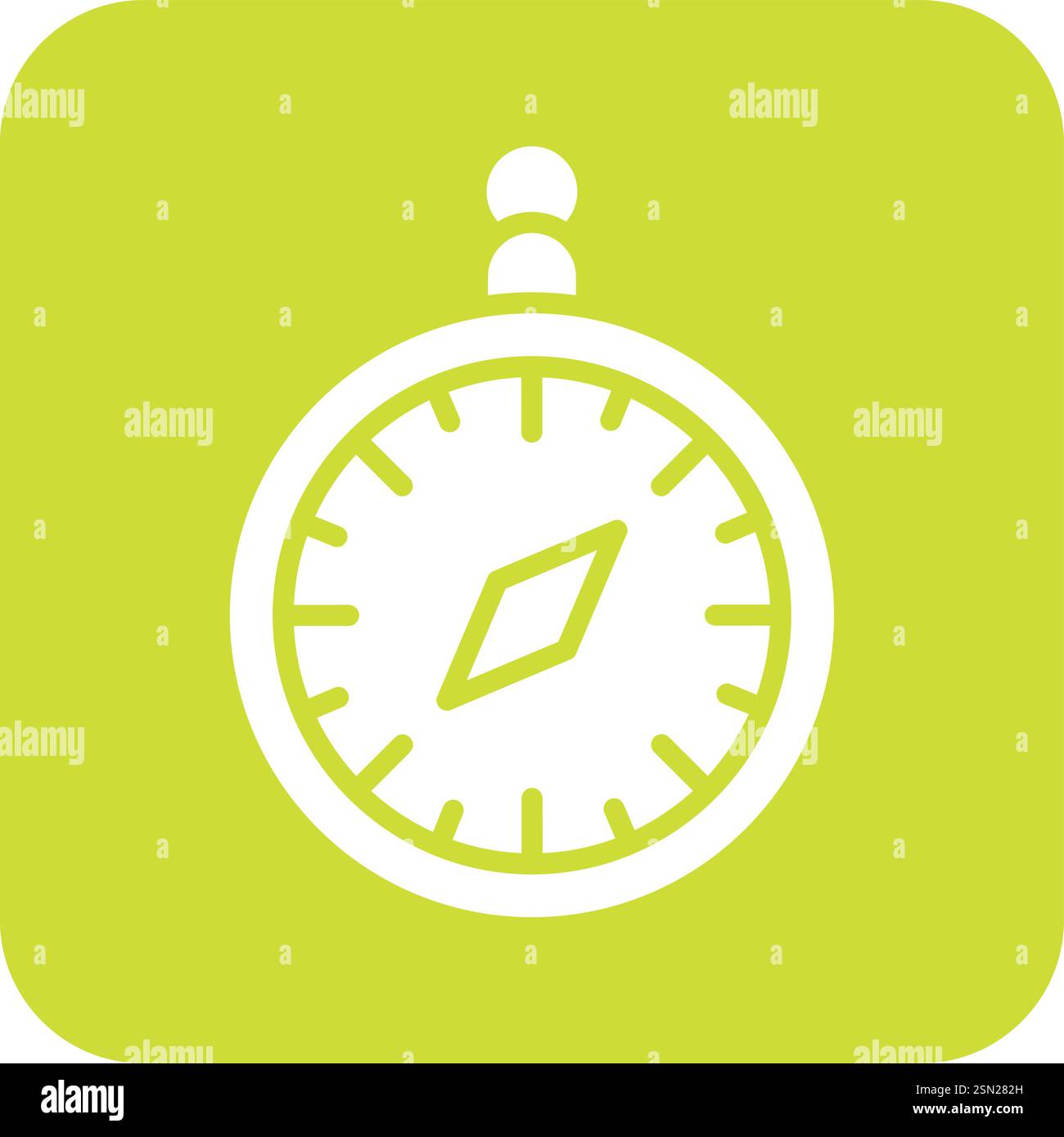 Compass Vector Icon Design Illustration Stock Vector