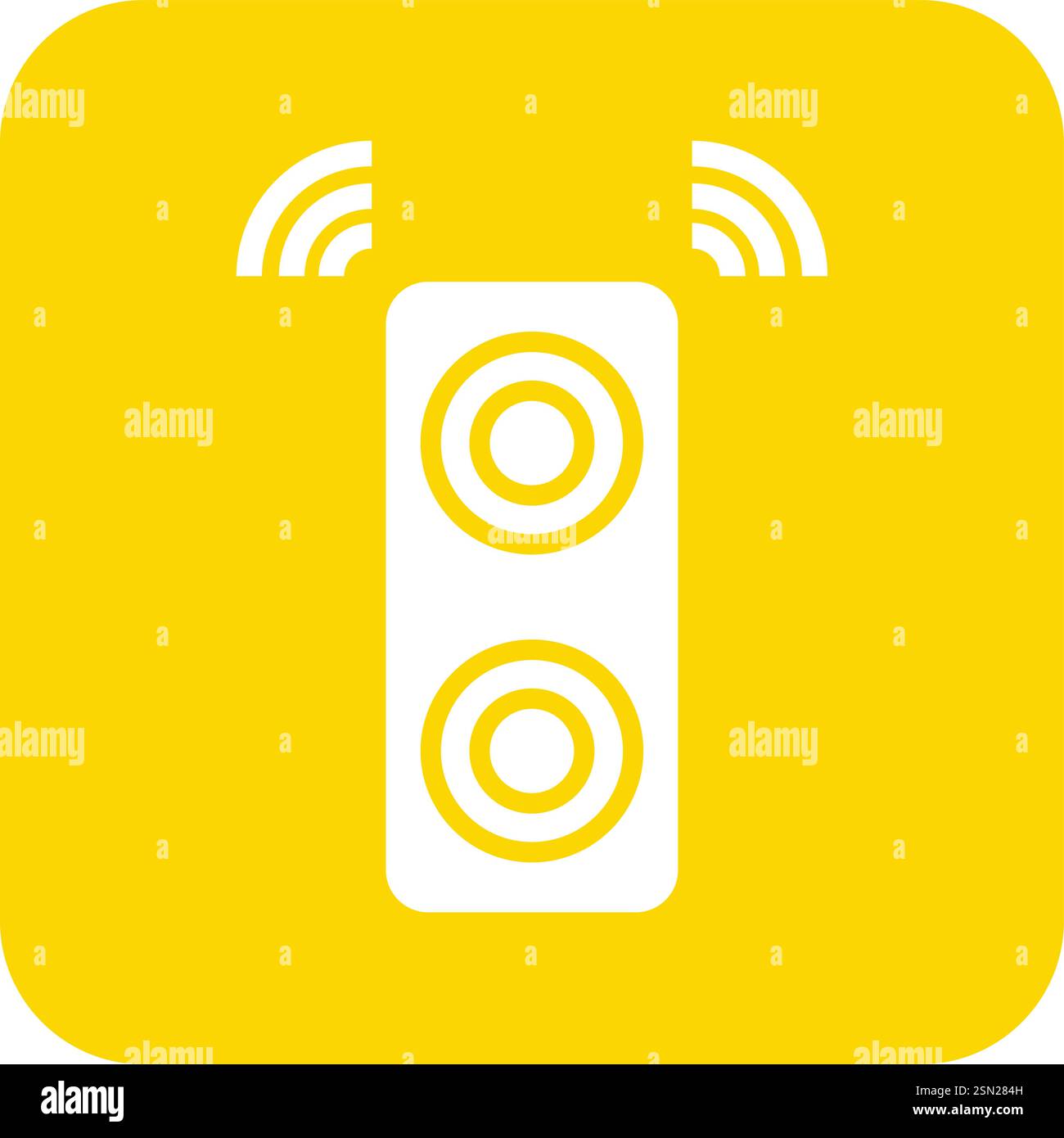 Speaker Vector Icon Design Illustration Stock Vector