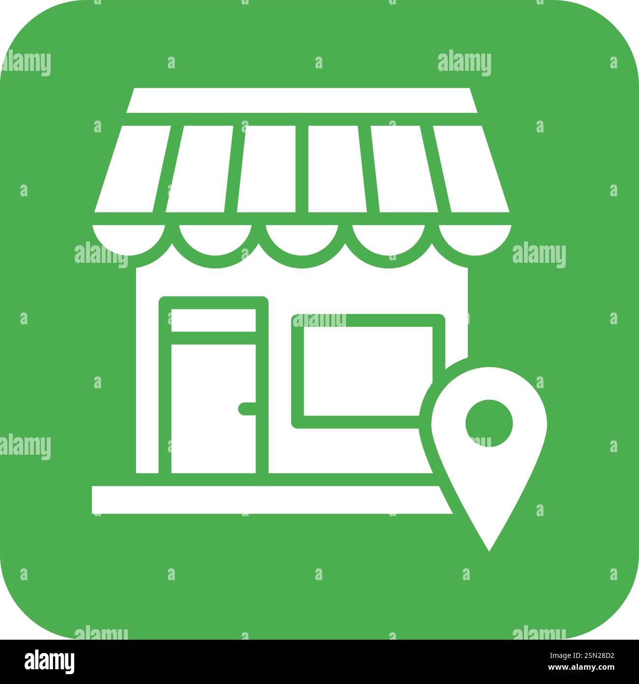 Store location Vector Icon Design Illustration Stock Vector