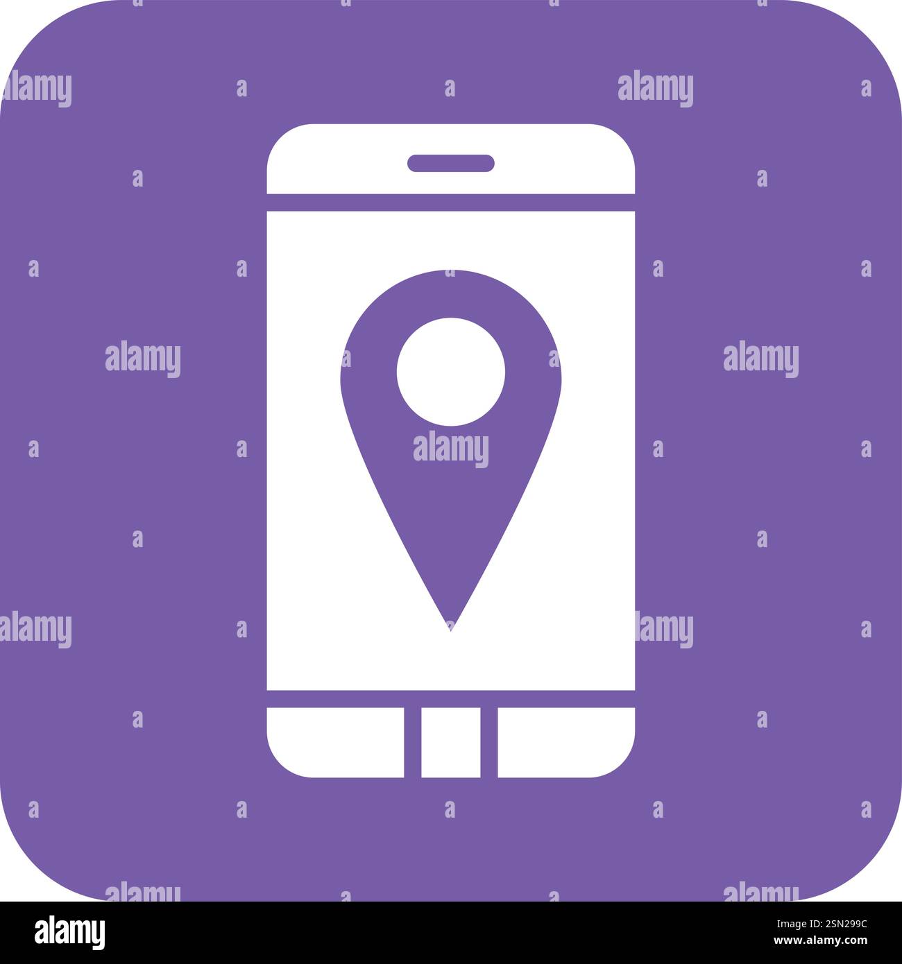 Gps mobile Vector Icon Design Illustration Stock Vector