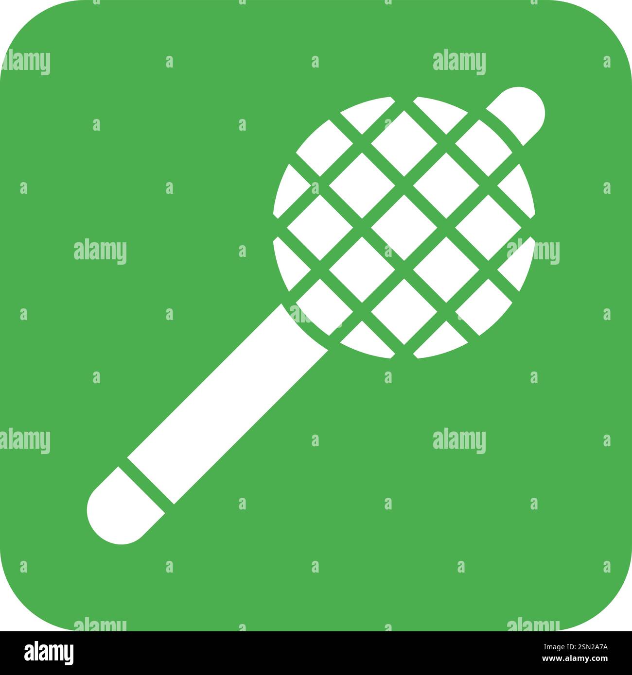 Strainer Vector Icon Design Illustration Stock Vector