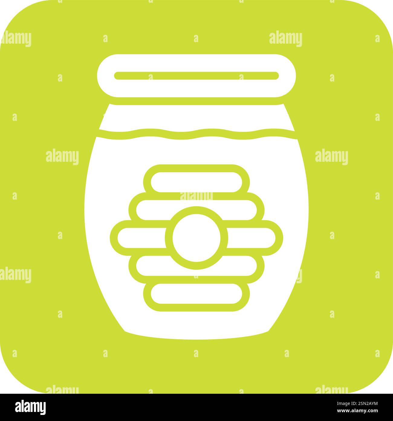 Honey Vector Icon Design Illustration Stock Vector