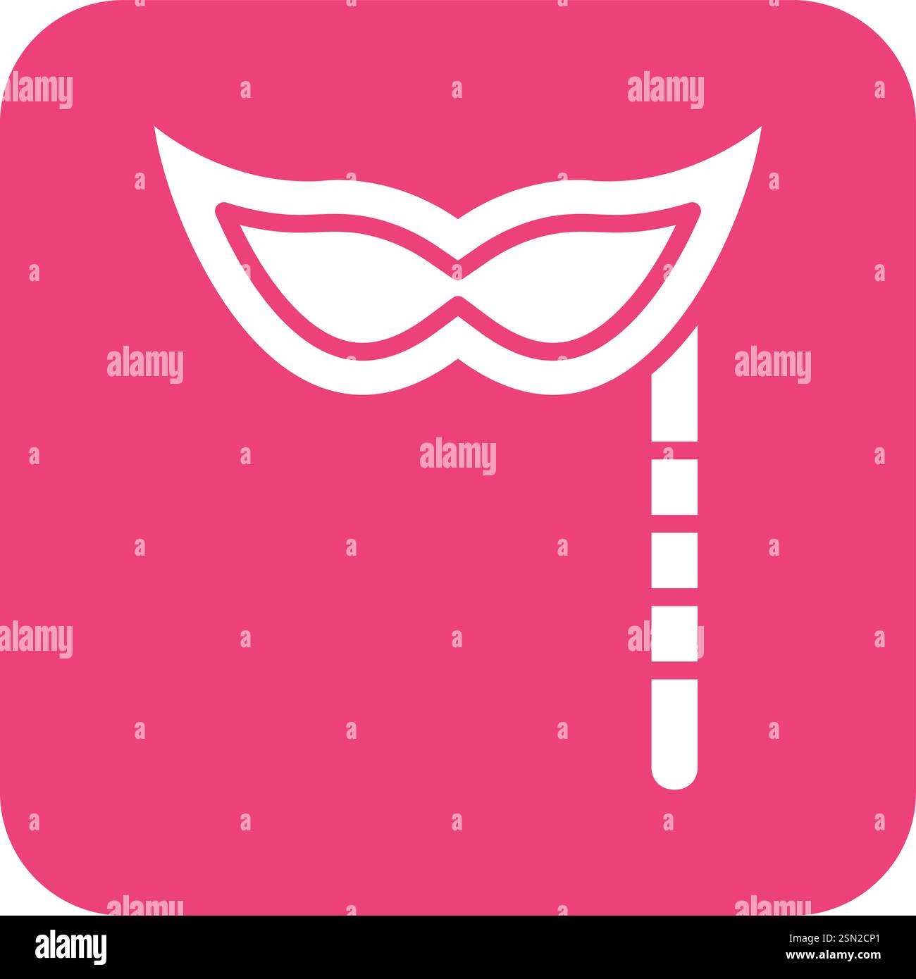 Mask Vector Icon Design Illustration Stock Vector