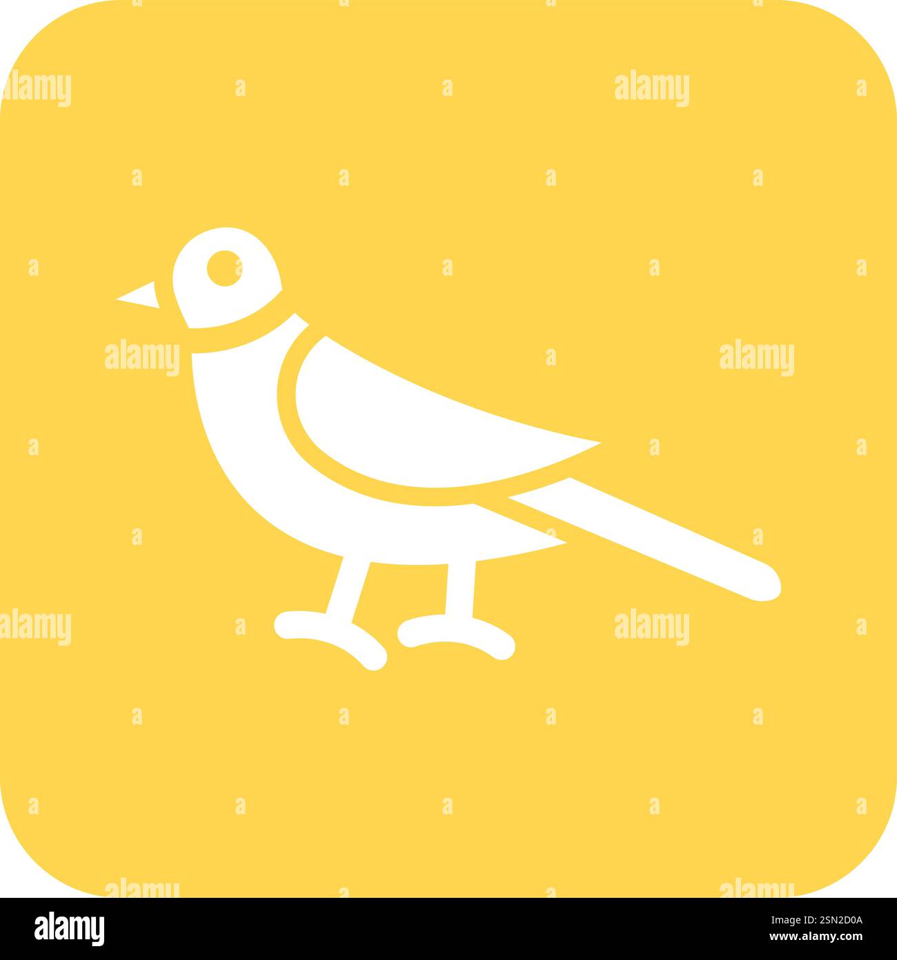 Bird Vector Icon Design Illustration Stock Vector