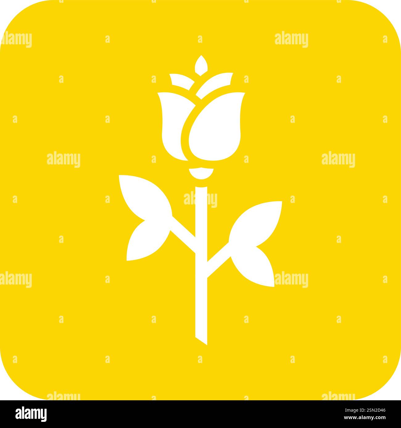 Flower Vector Icon Design Illustration Stock Vector