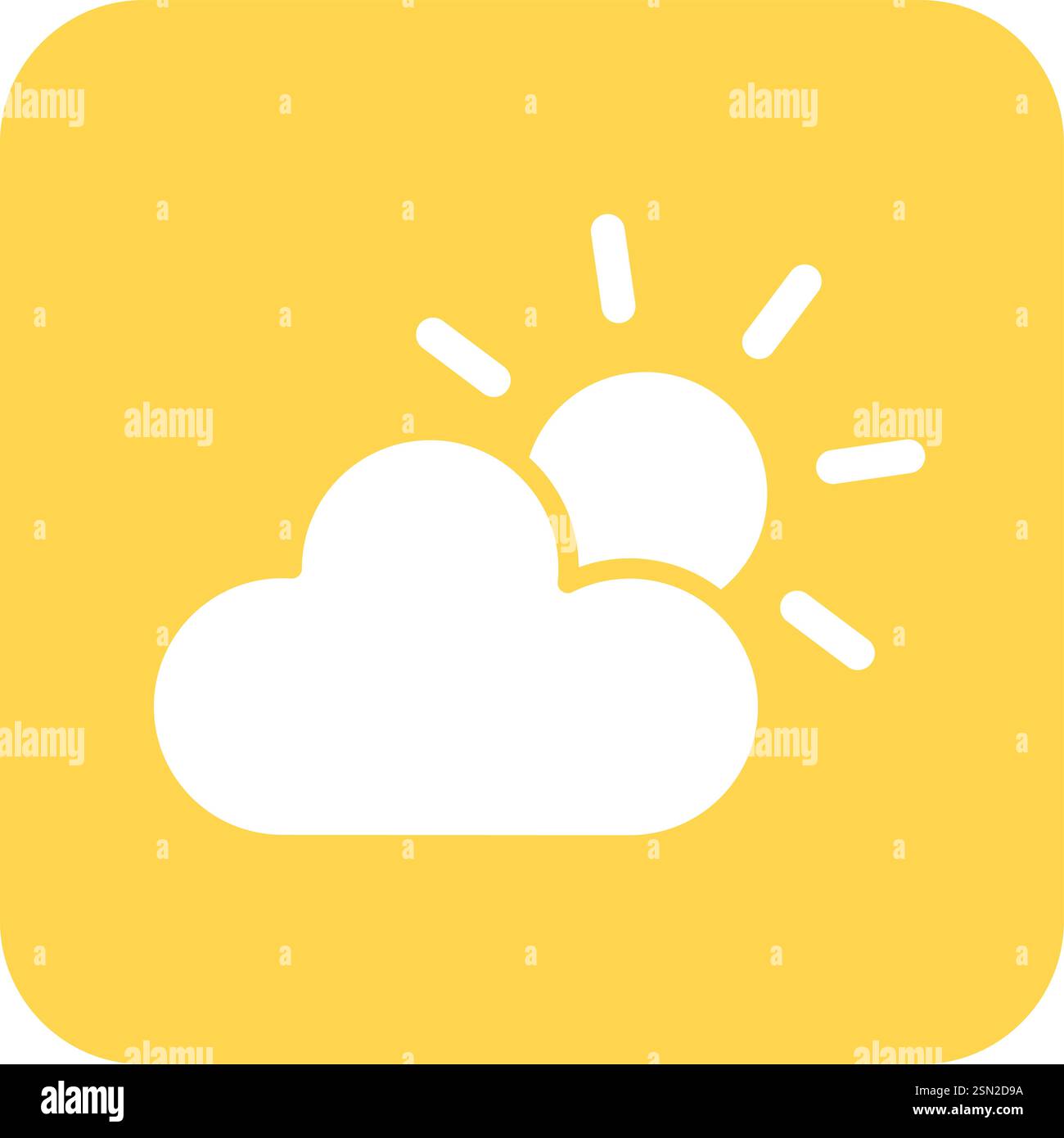 Cloud Vector Icon Design Illustration Stock Vector