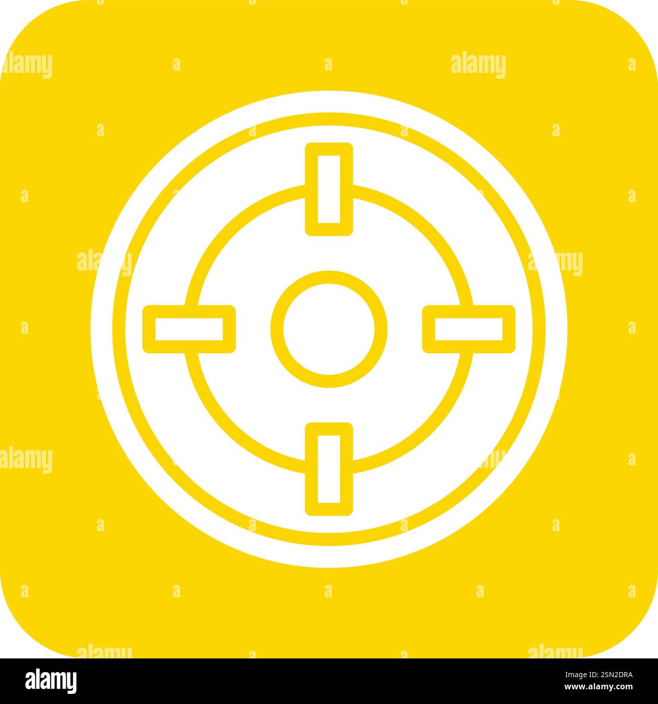 Target Vector Icon Design Illustration Stock Vector