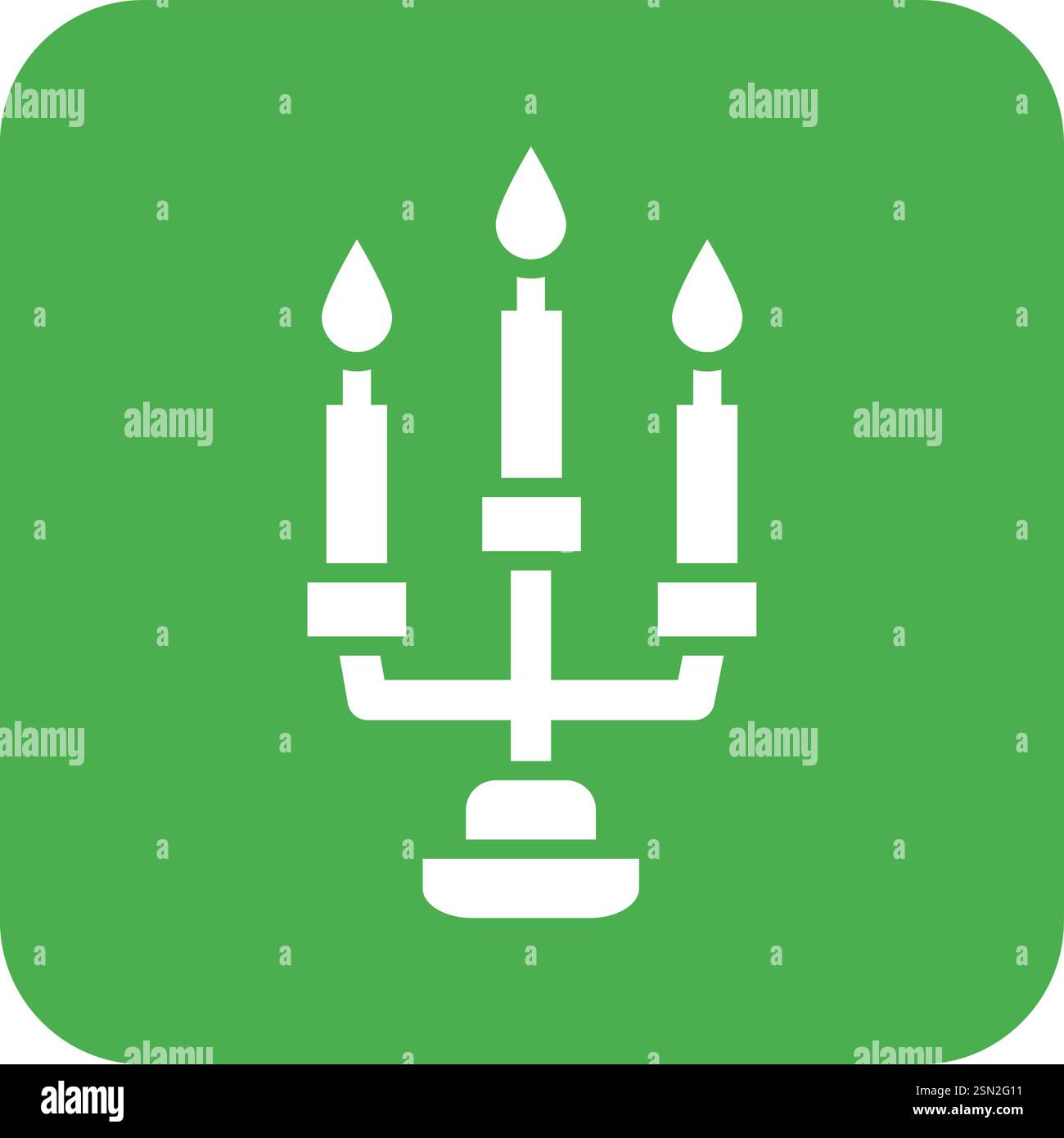 Candle Vector Icon Design Illustration Stock Vector