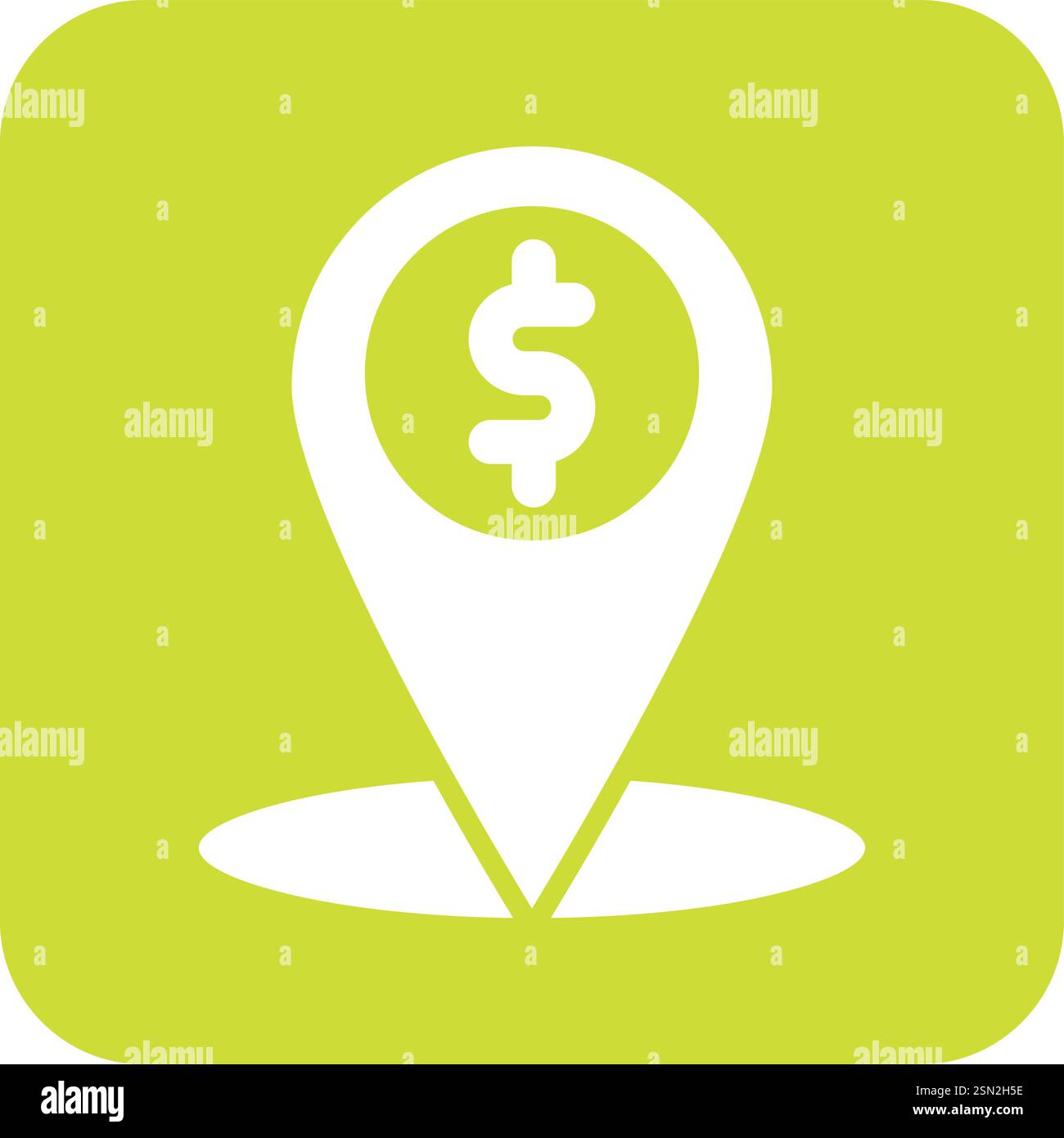 Atm location Vector Icon Design Illustration Stock Vector