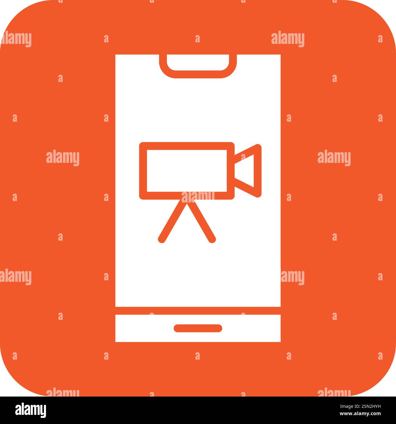 Video Vector Icon Design Illustration Stock Vector
