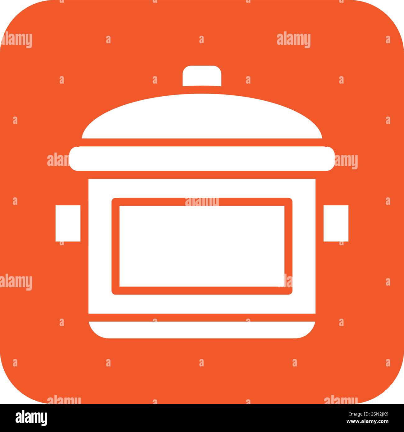 Cooking pot Vector Icon Design Illustration Stock Vector