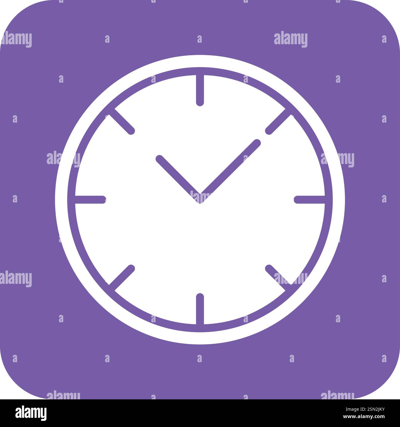 Clock Vector Icon Design Illustration Stock Vector