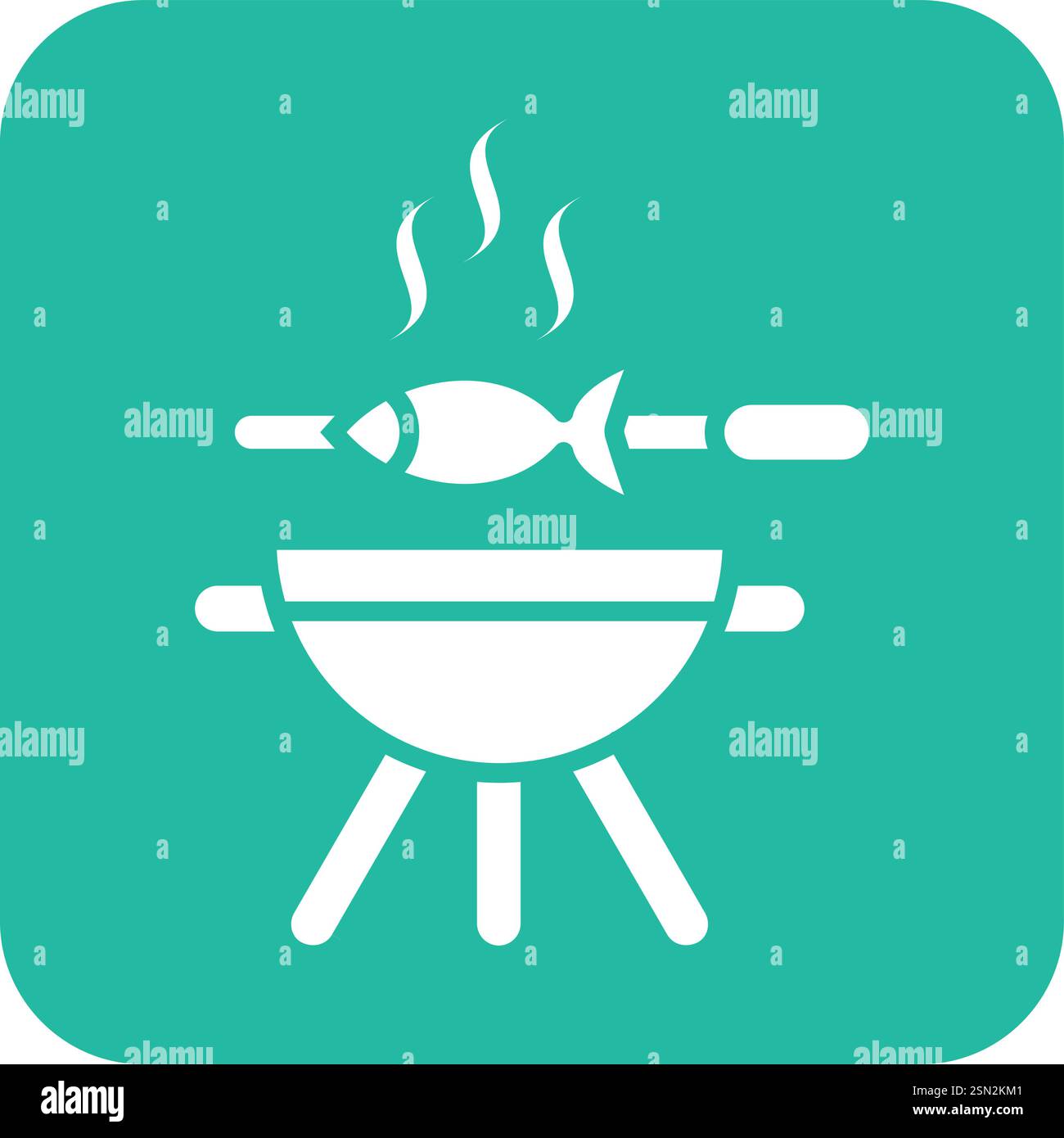 Bbq Vector Icon Design Illustration Stock Vector