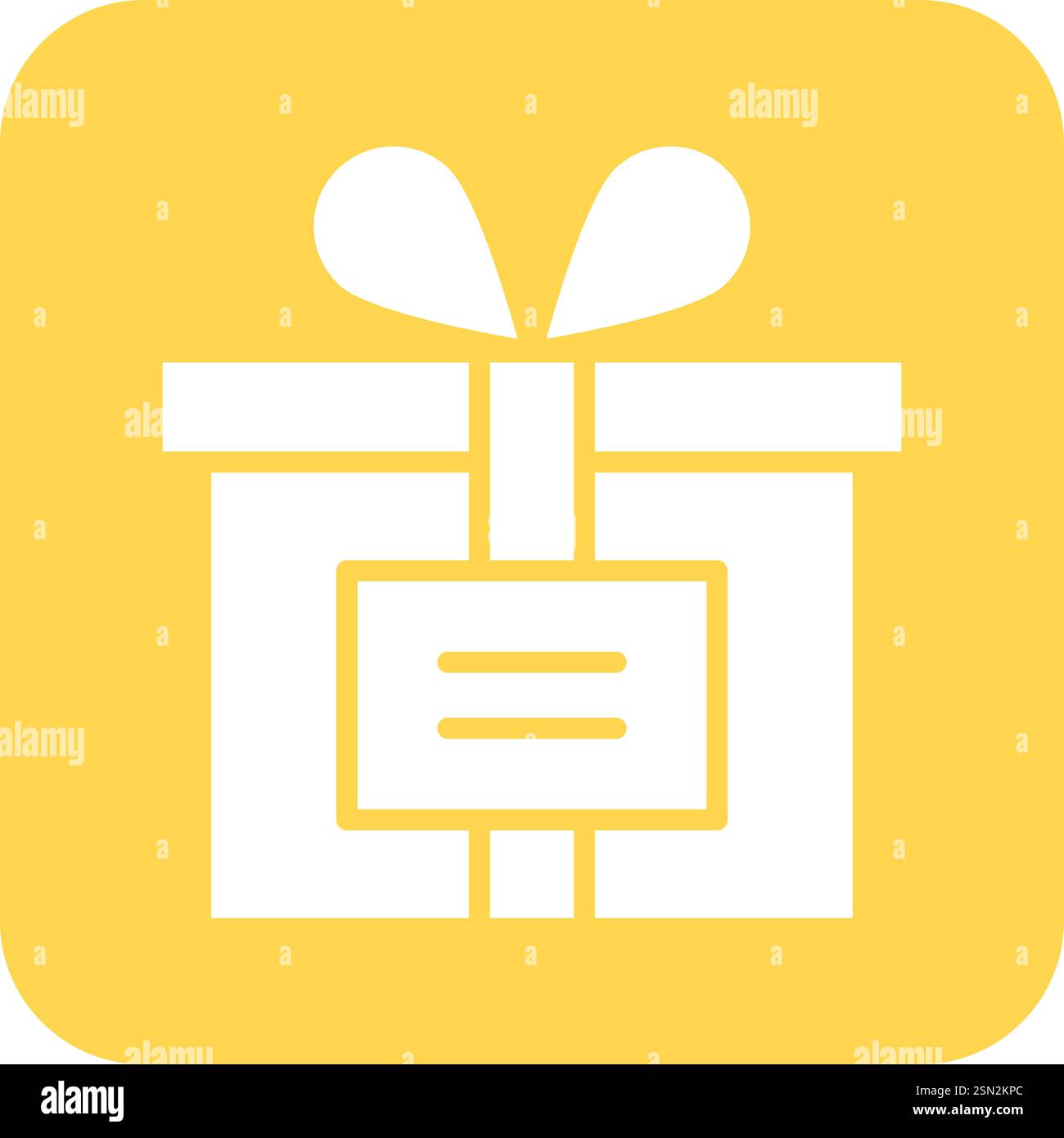 Gift Box Vector Icon Design Illustration Stock Vector