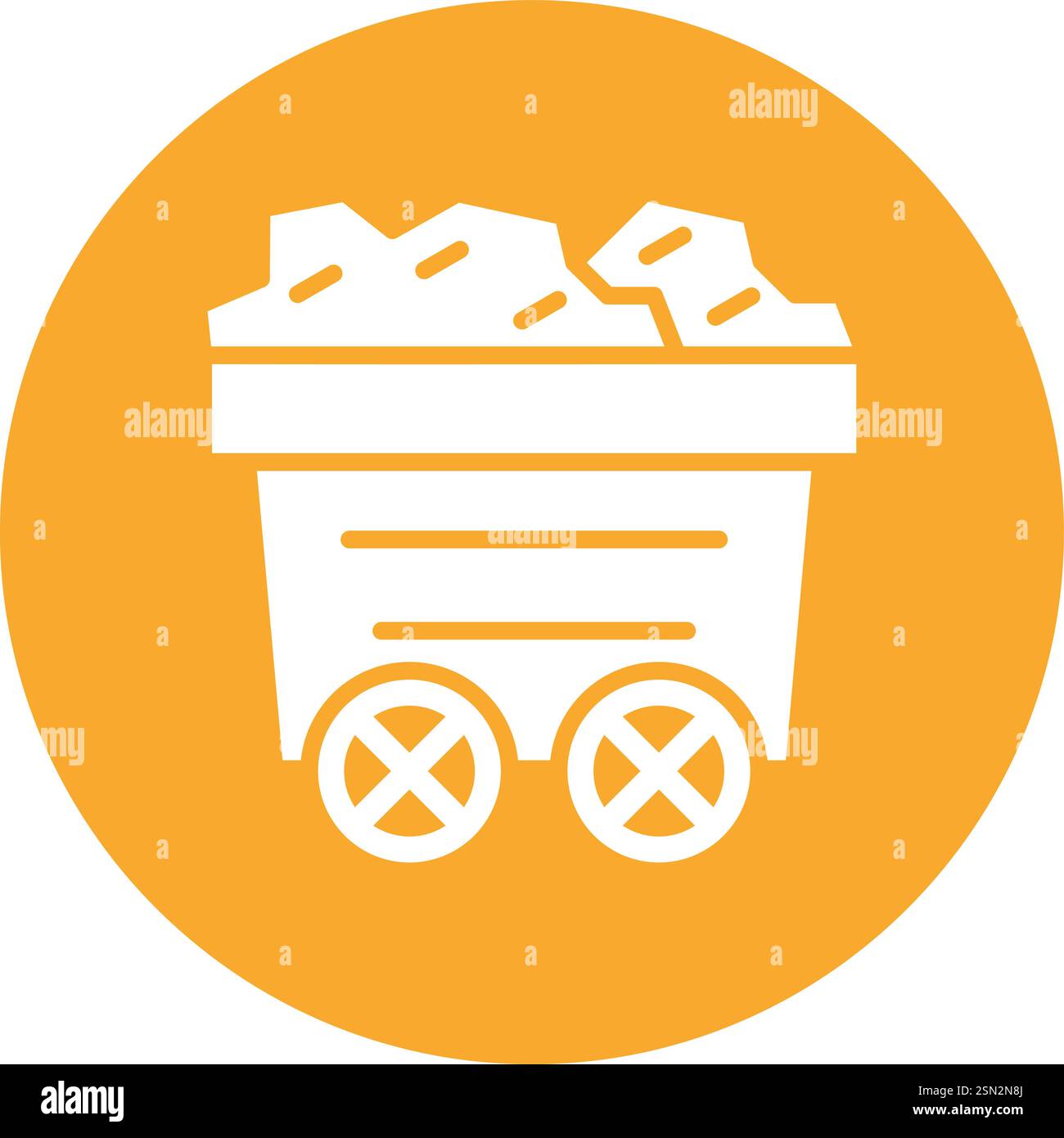 Mining Vector Icon Design Illustration Stock Vector