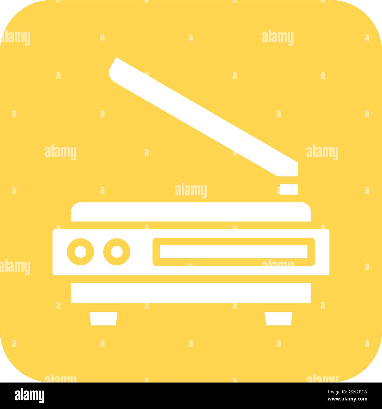 Scanner Vector Icon Design Illustration Stock Vector