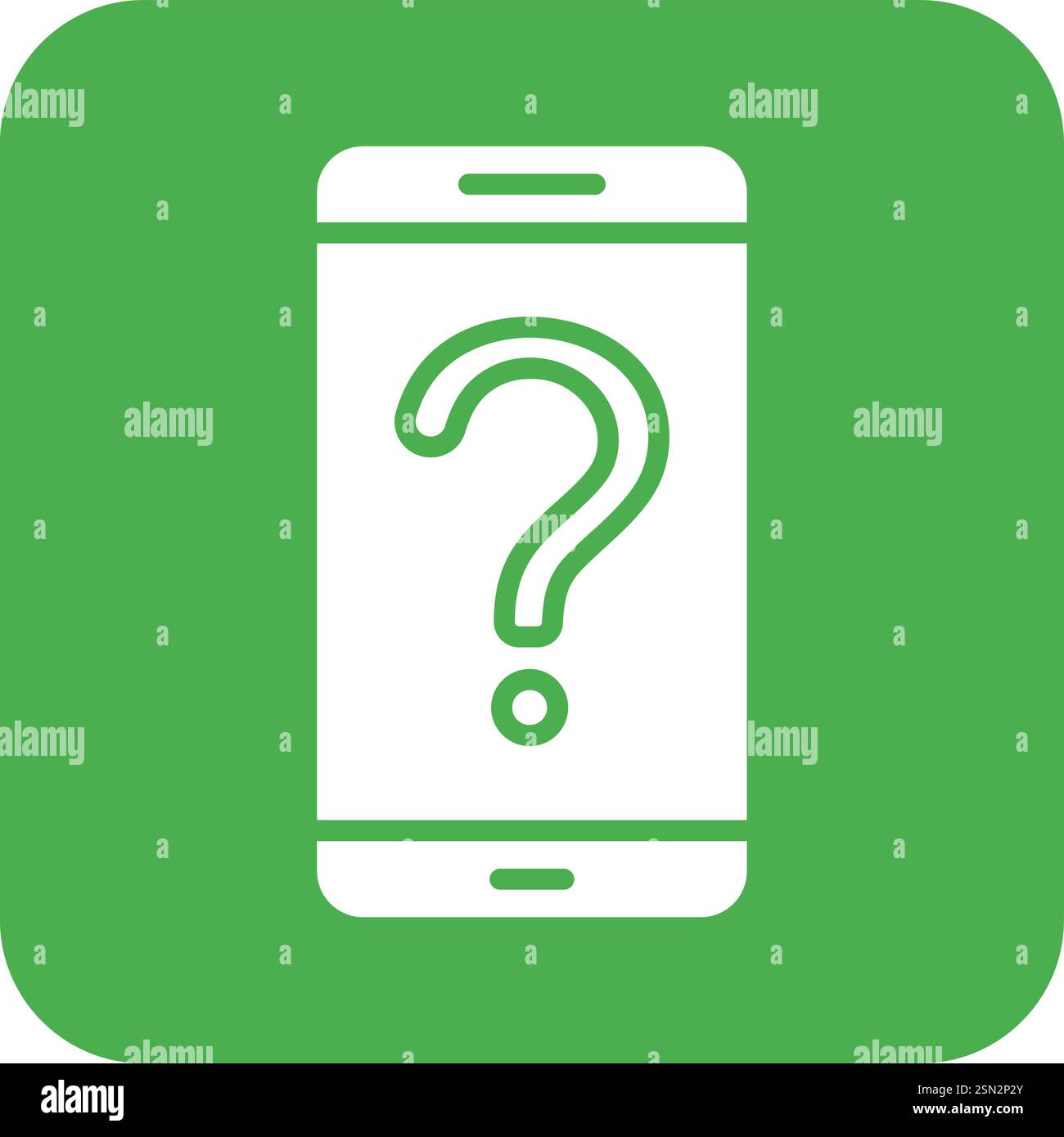 Online Question Vector Icon Design Illustration Stock Vector