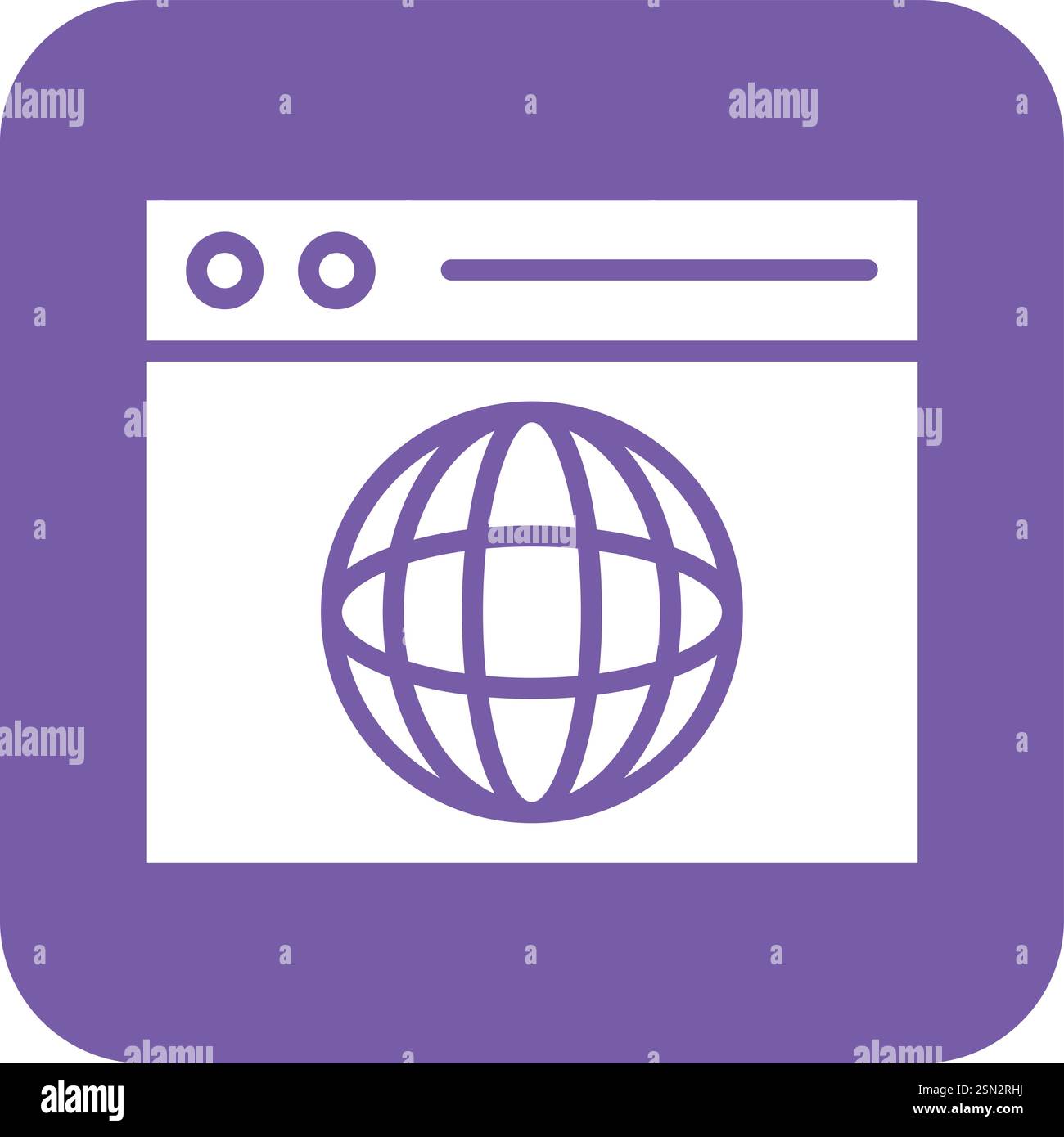 Browser Vector Icon Design Illustration Stock Vector