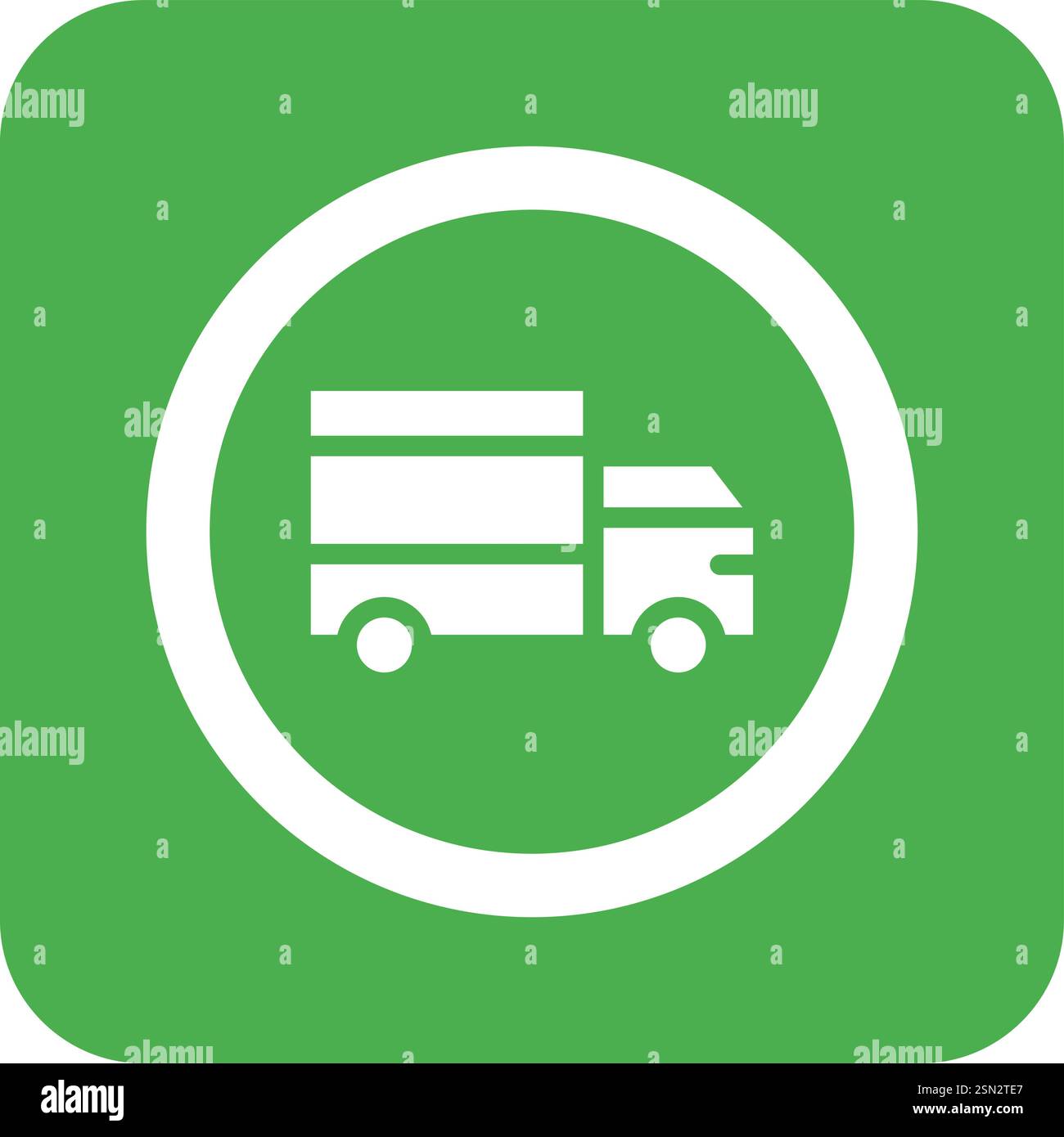 Truck Vector Icon Design Illustration Stock Vector
