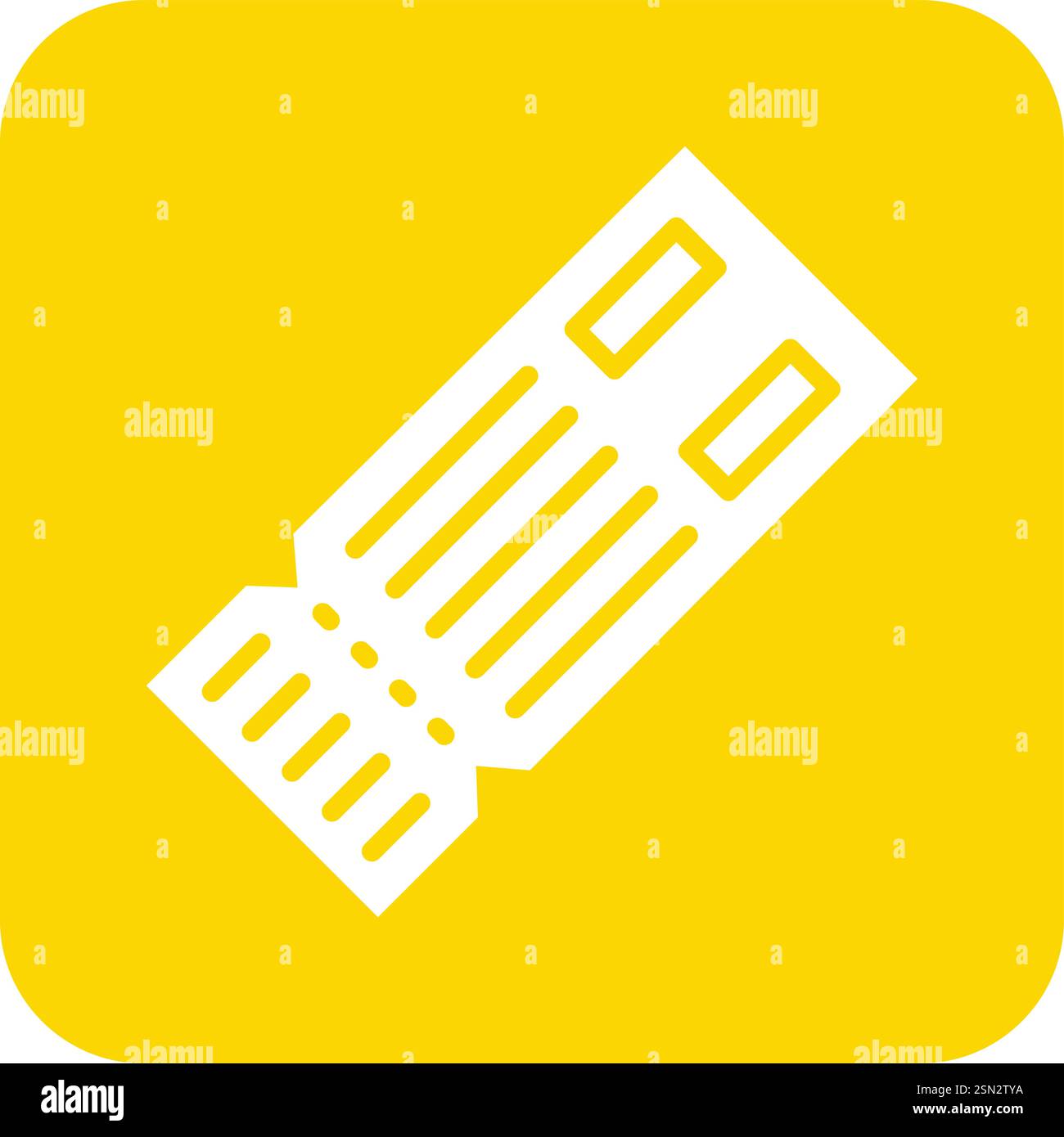 Plane ticket Vector Icon Design Illustration Stock Vector