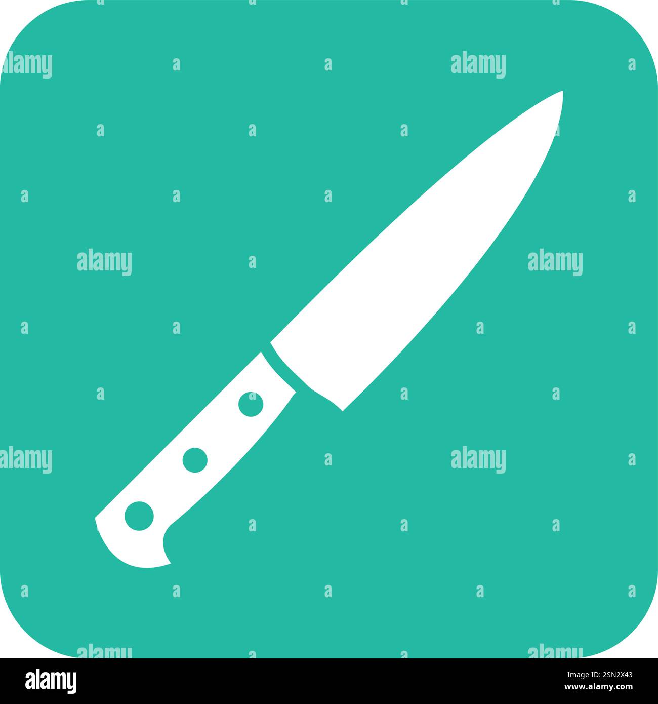 Knife Vector Icon Design Illustration Stock Vector