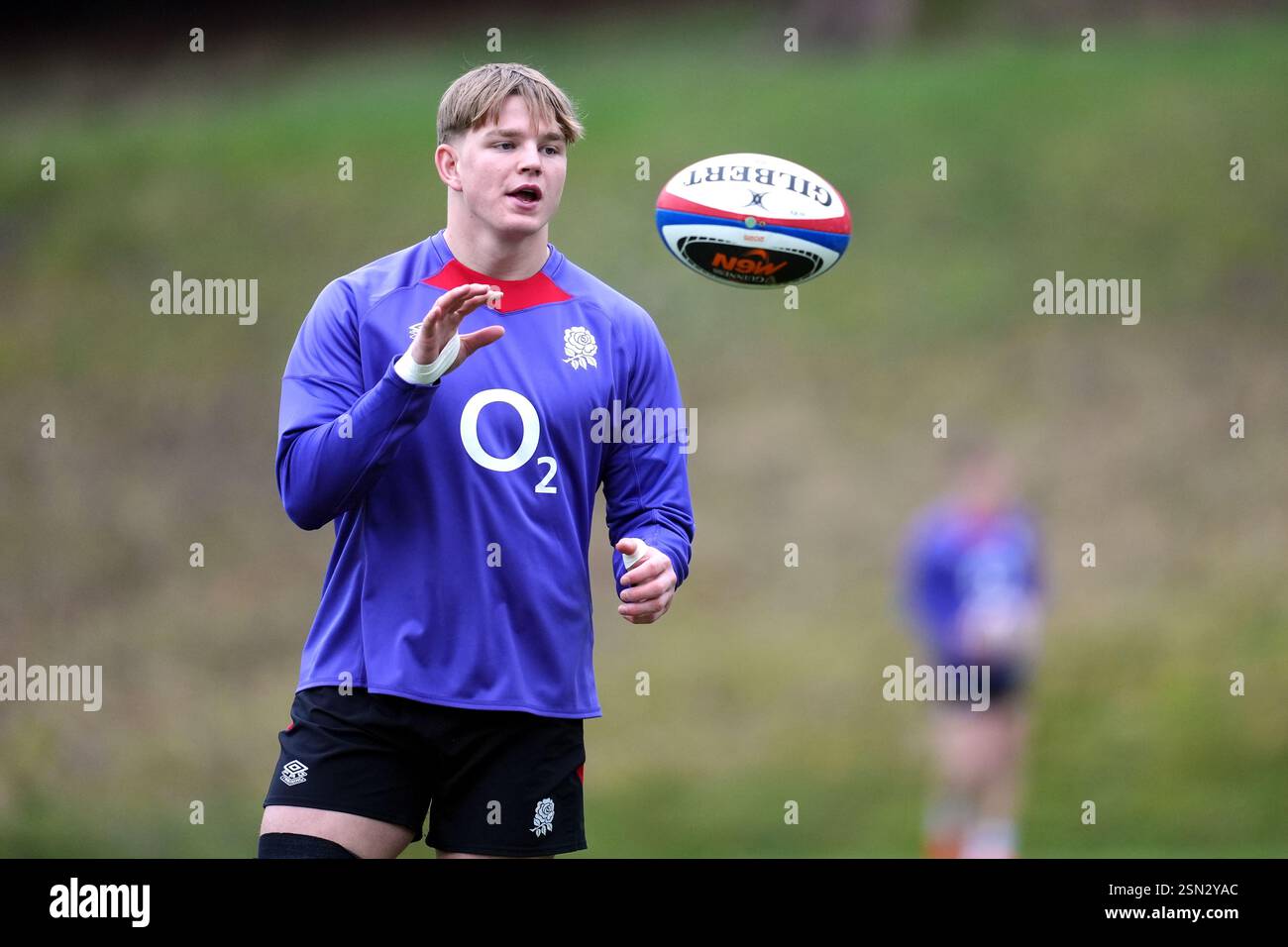 England's Henry Pollock during a training session at the Honda England ...