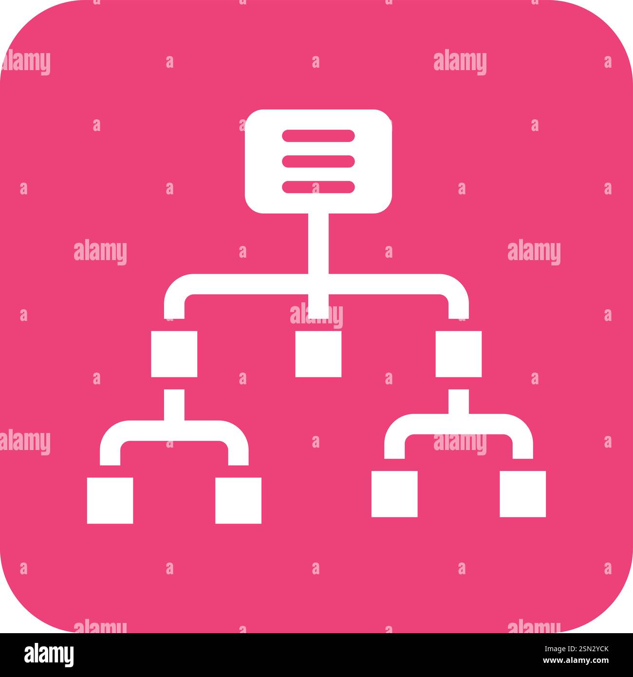 Sitemap Vector Icon Design Illustration Stock Vector