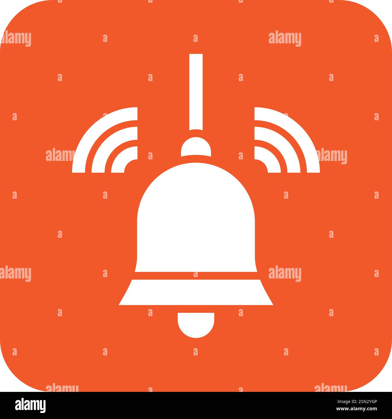Bell Vector Icon Design Illustration Stock Vector