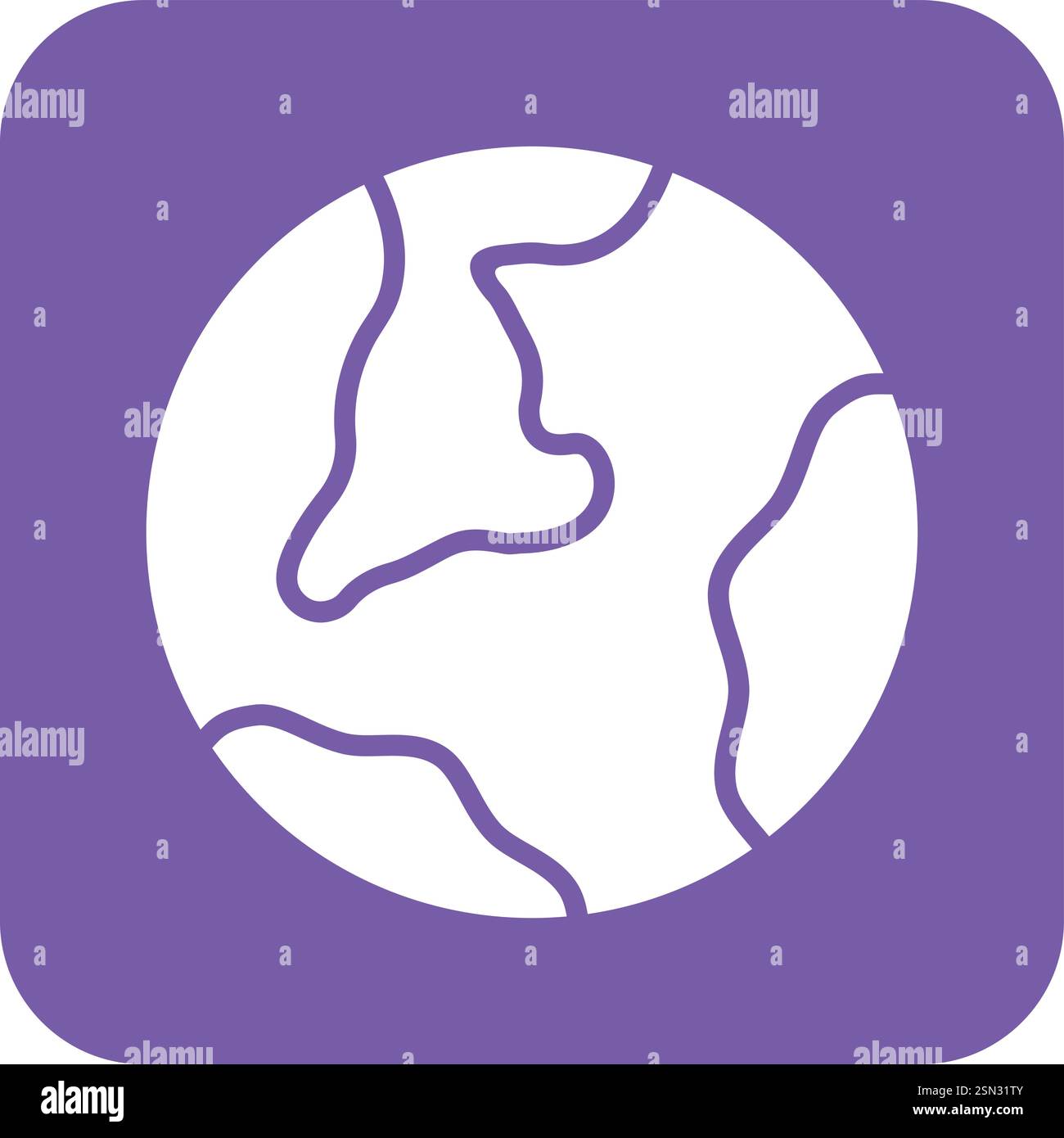 Globe Vector Icon Design Illustration Stock Vector