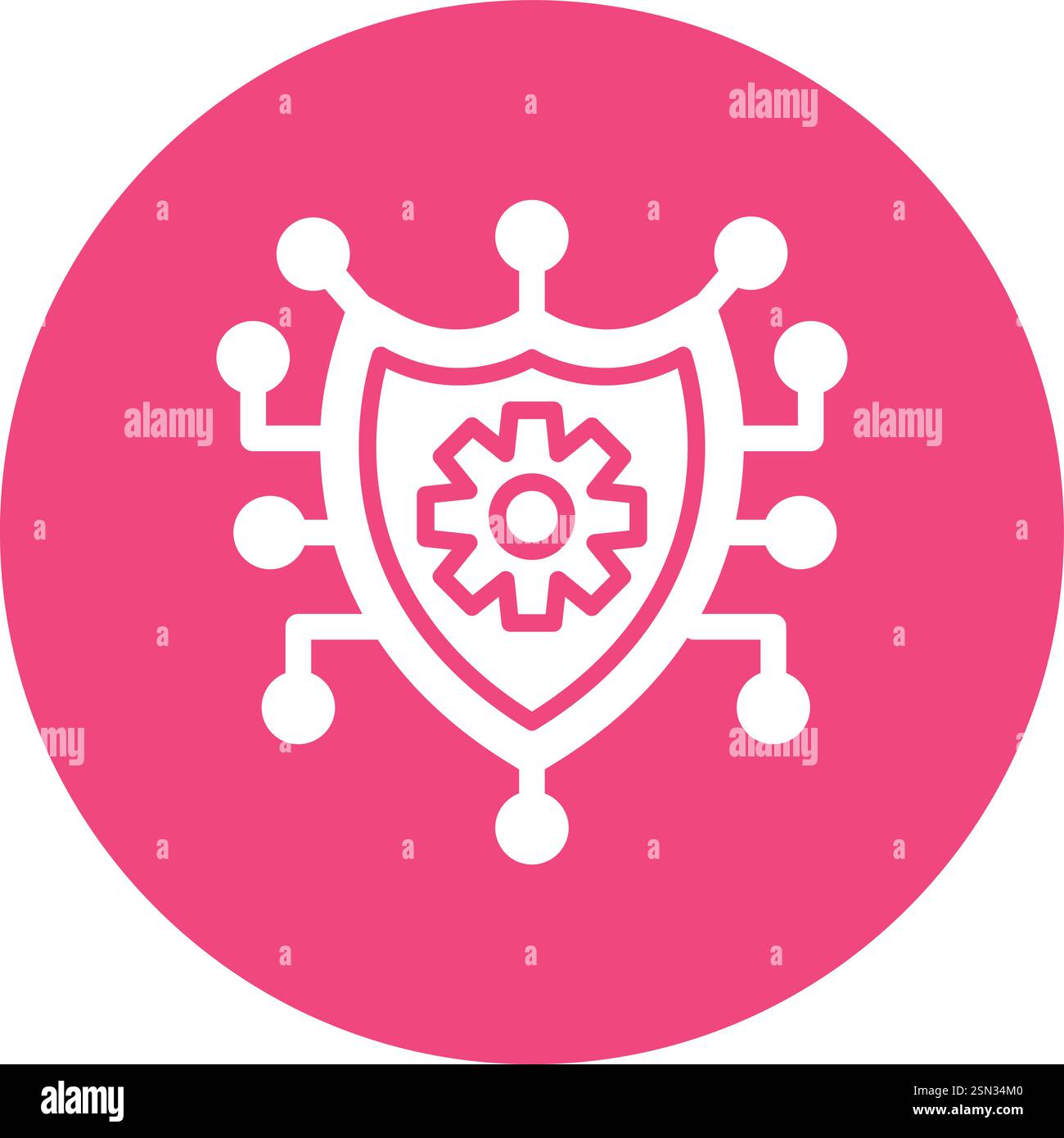 Gear Vector Icon Design Illustration Stock Vector