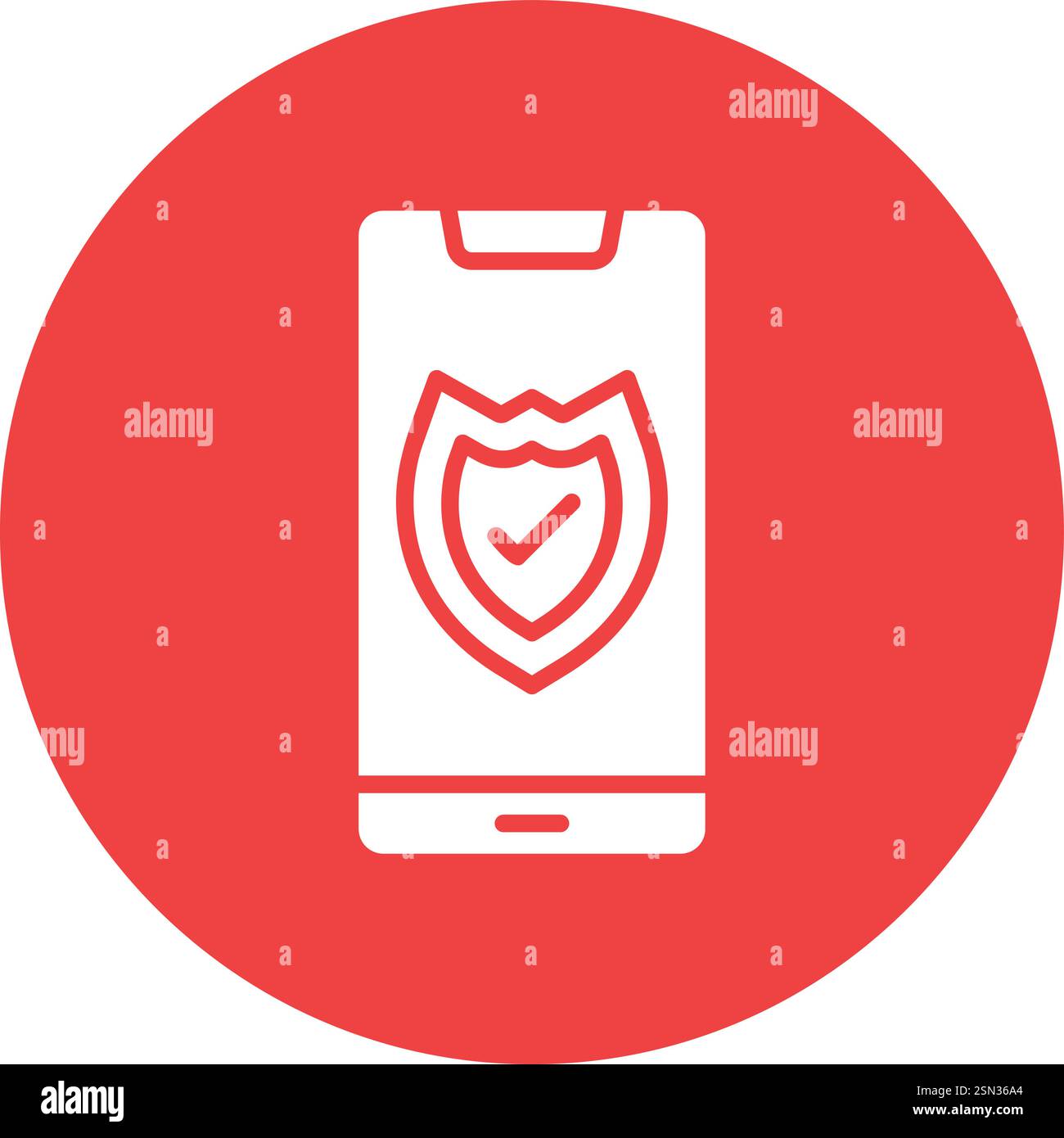 Smartphone Vector Icon Design Illustration Stock Vector