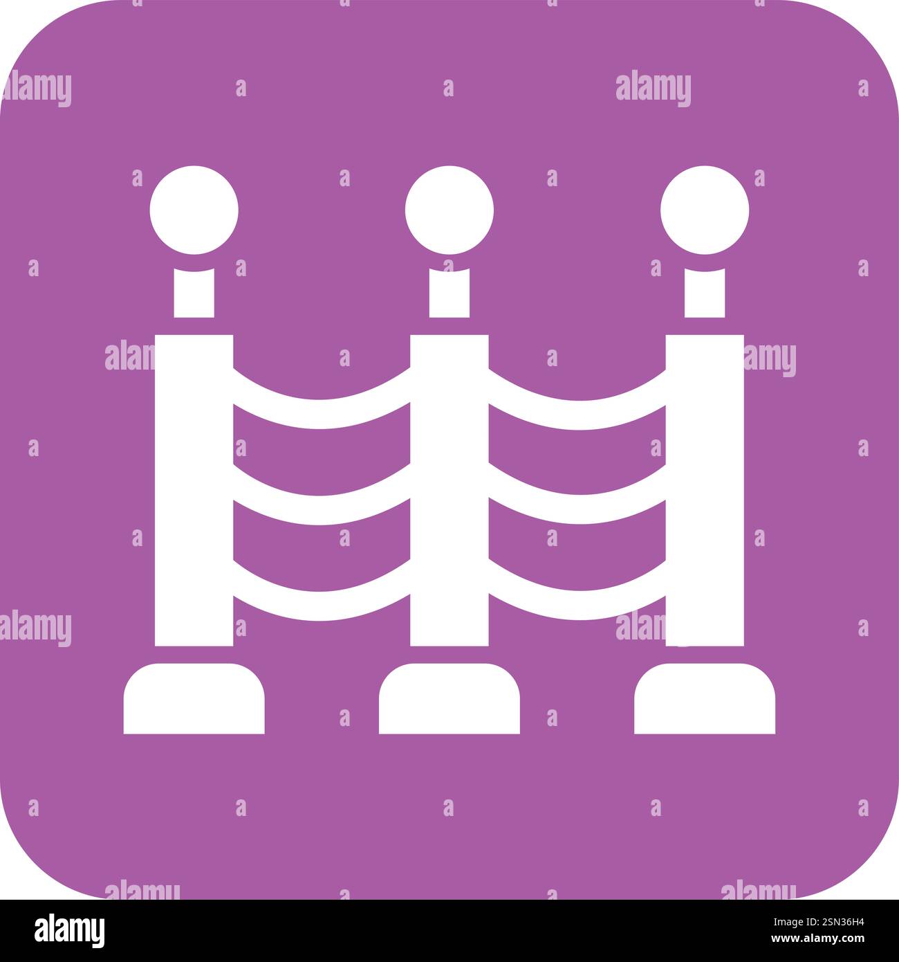 Barrier Vector Icon Design Illustration Stock Vector