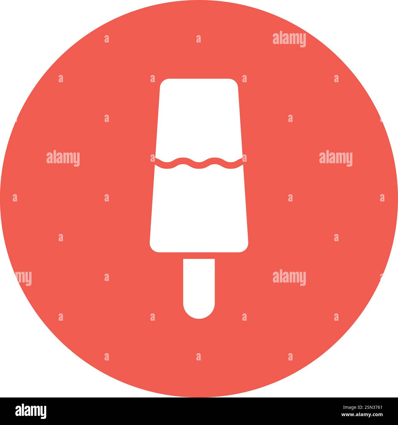 Ice cream Vector Icon Design Illustration Stock Vector