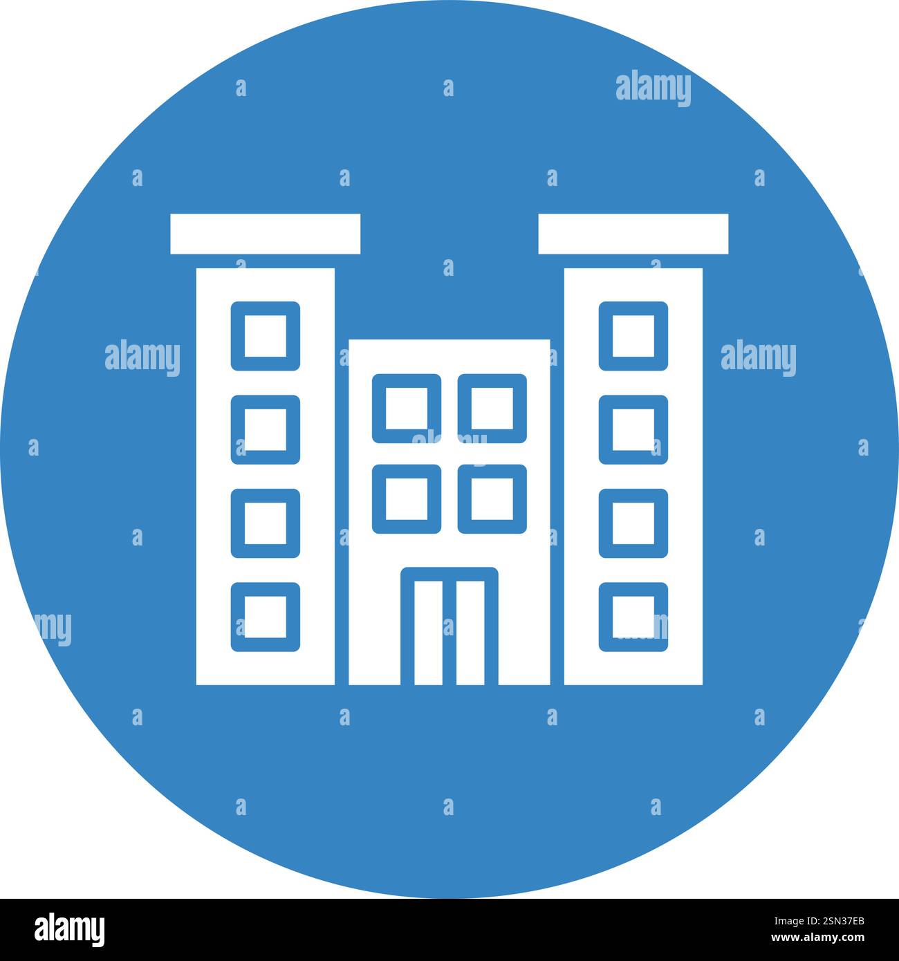 Building Vector Icon Design Illustration Stock Vector