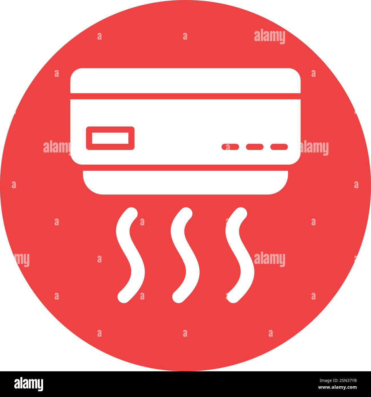 Air conditioner Vector Icon Design Illustration Stock Vector